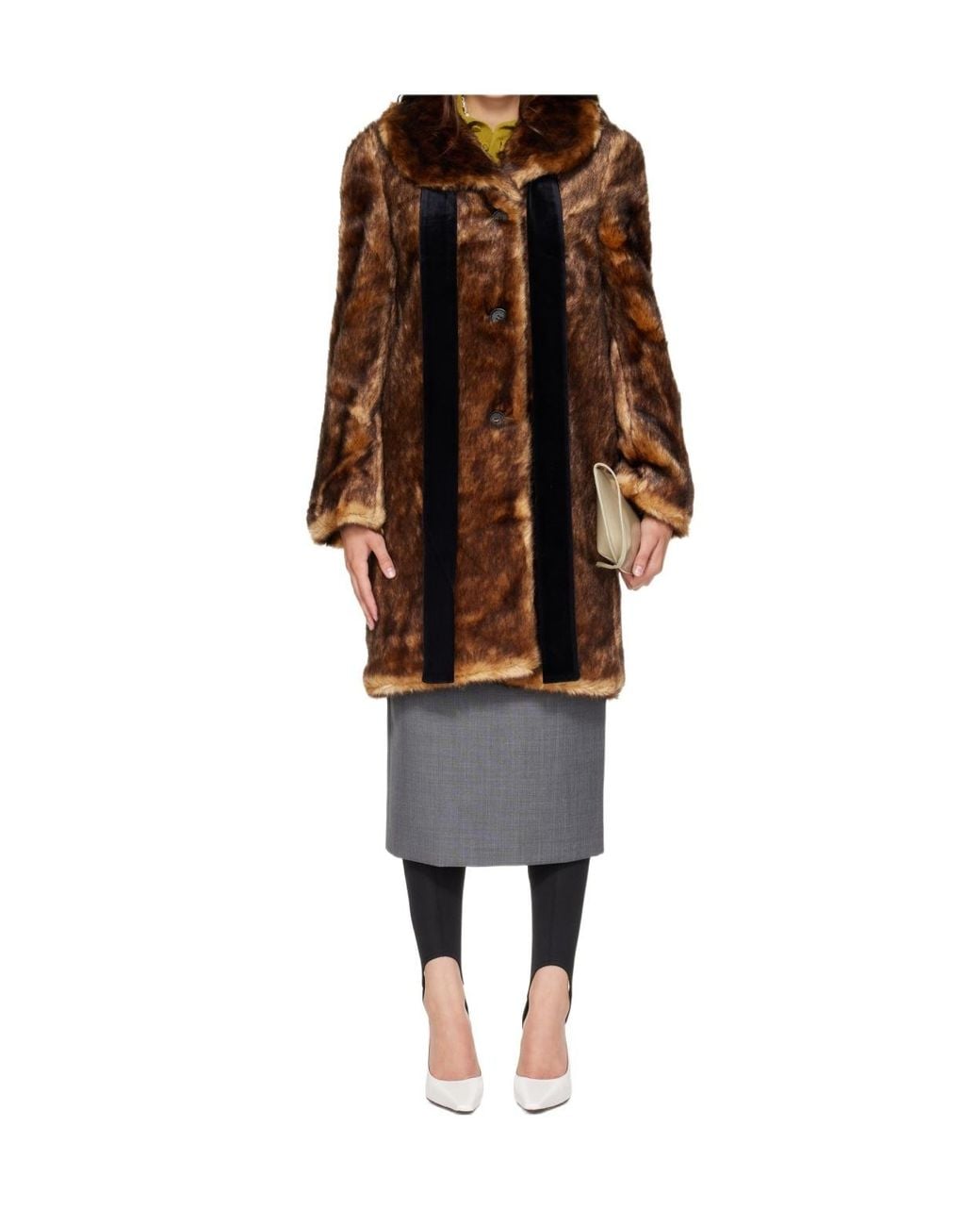 ShuShu/Tong Brown Lapel Coat