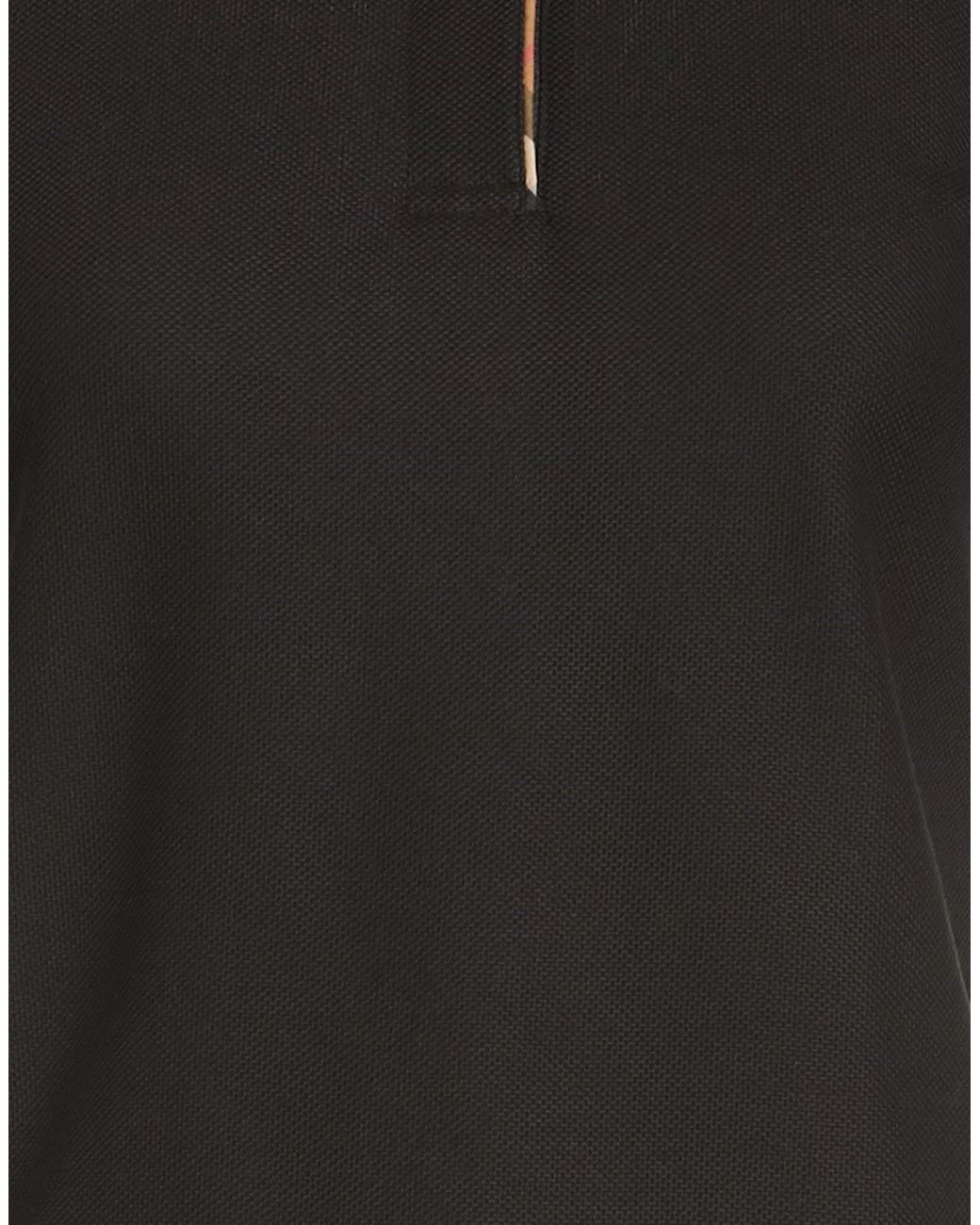 Burberry Black Polo Shirts