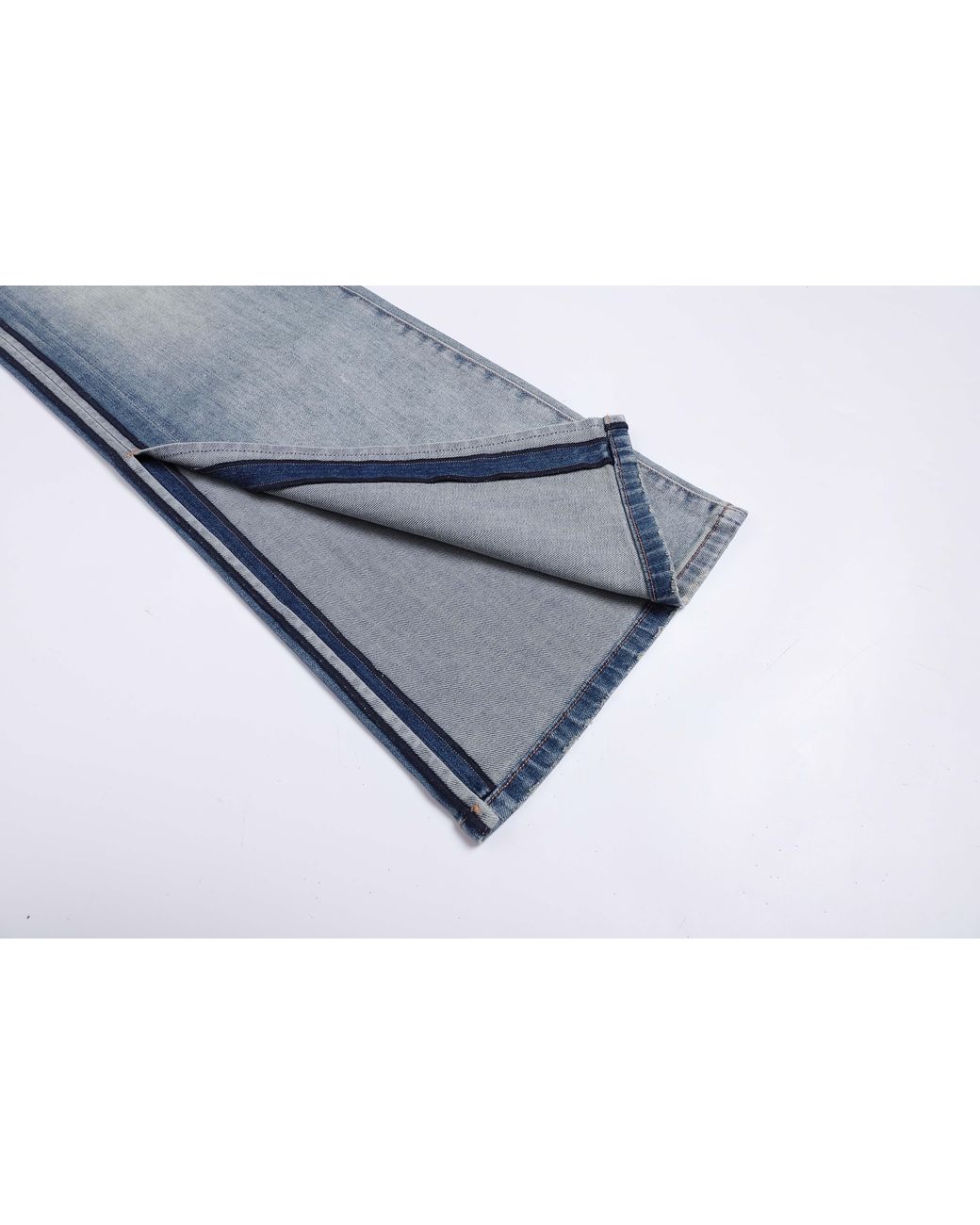 LIU REGALI Blue Side Slit Jeans