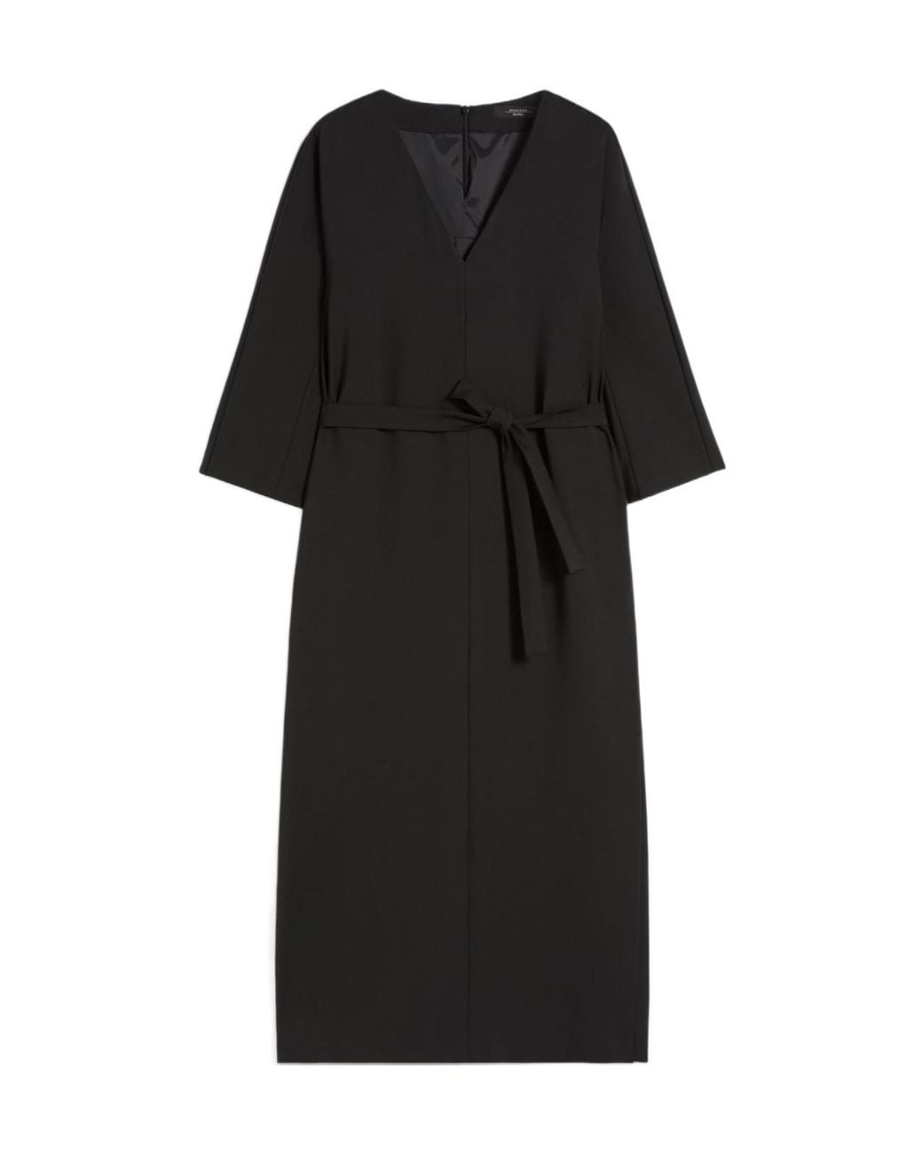 Weekend by Maxmara Black Woollen Cloth Dress