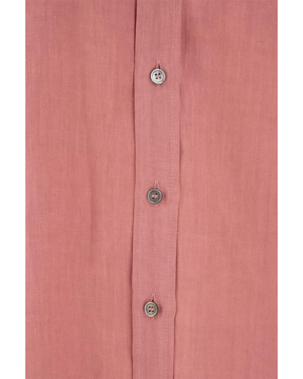 Max Mara Pink 'S Buttoned Long-Sleeved Shirt
