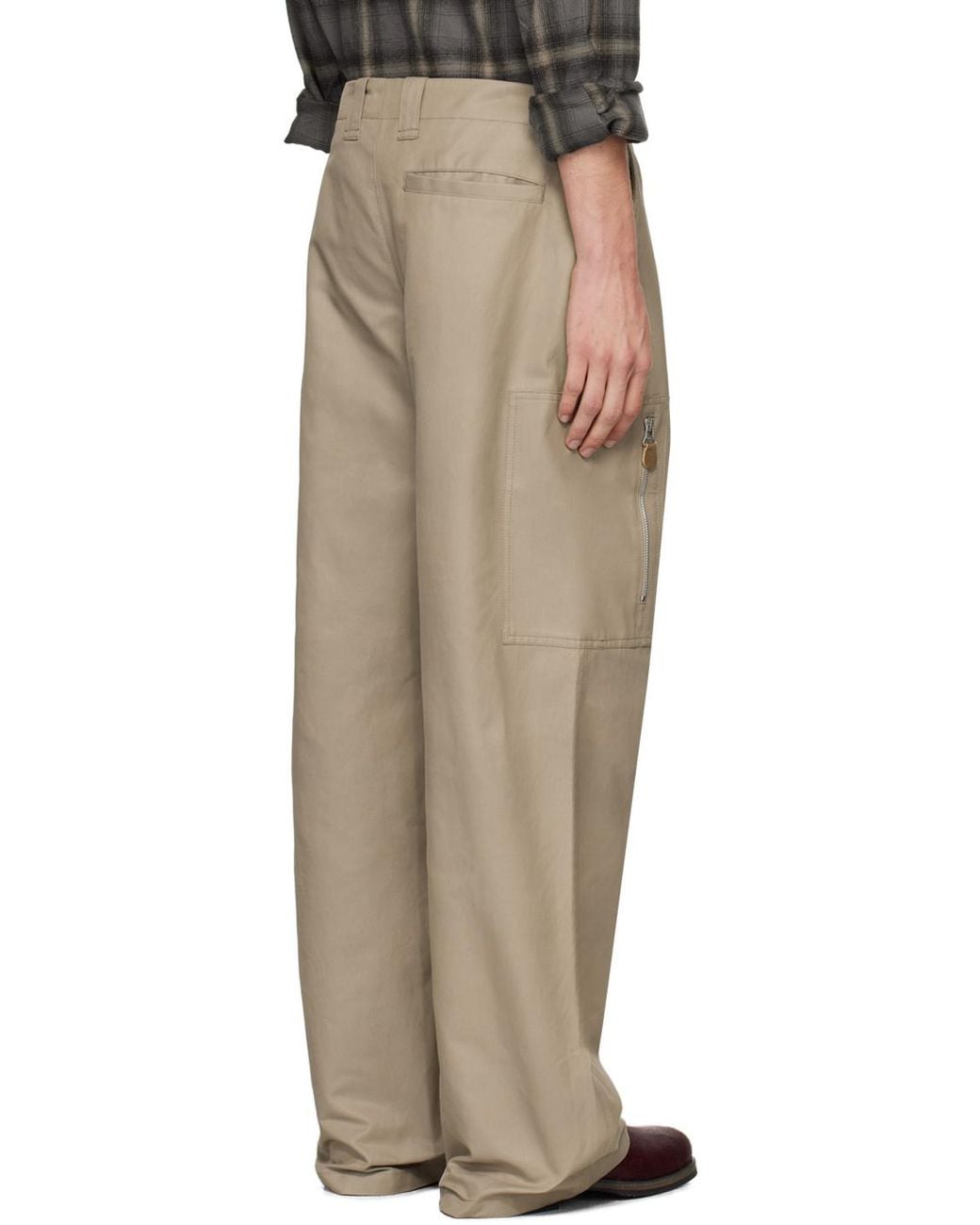 Our Legacy Gray Tactical Cargo Trousers for men