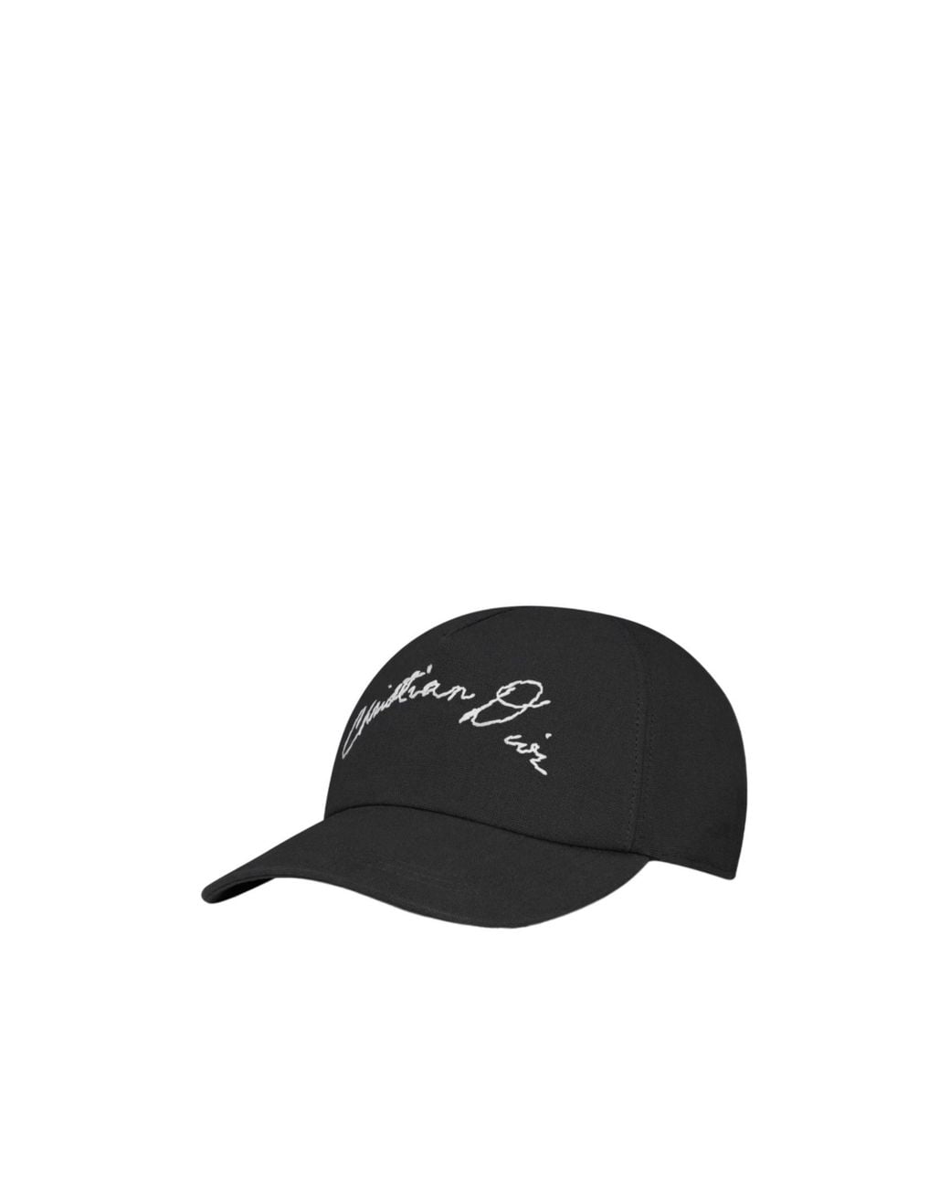 Dior Black Homme Logo Patch Baseball Cap for men