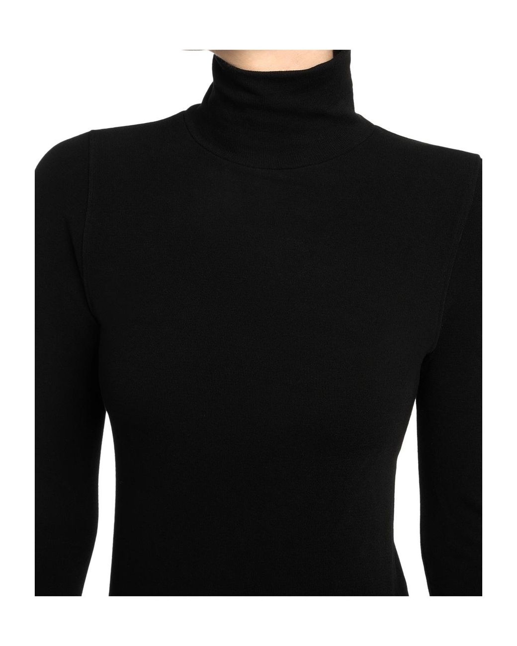 Totême  Black Totême Long-Sleeved Turtleneck Jumper