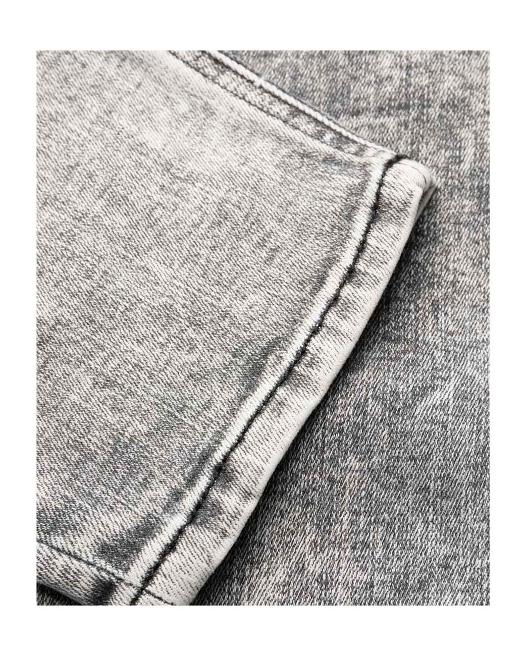 DIESEL Gray Marble-Pattern Slim-Fit Jeans for men