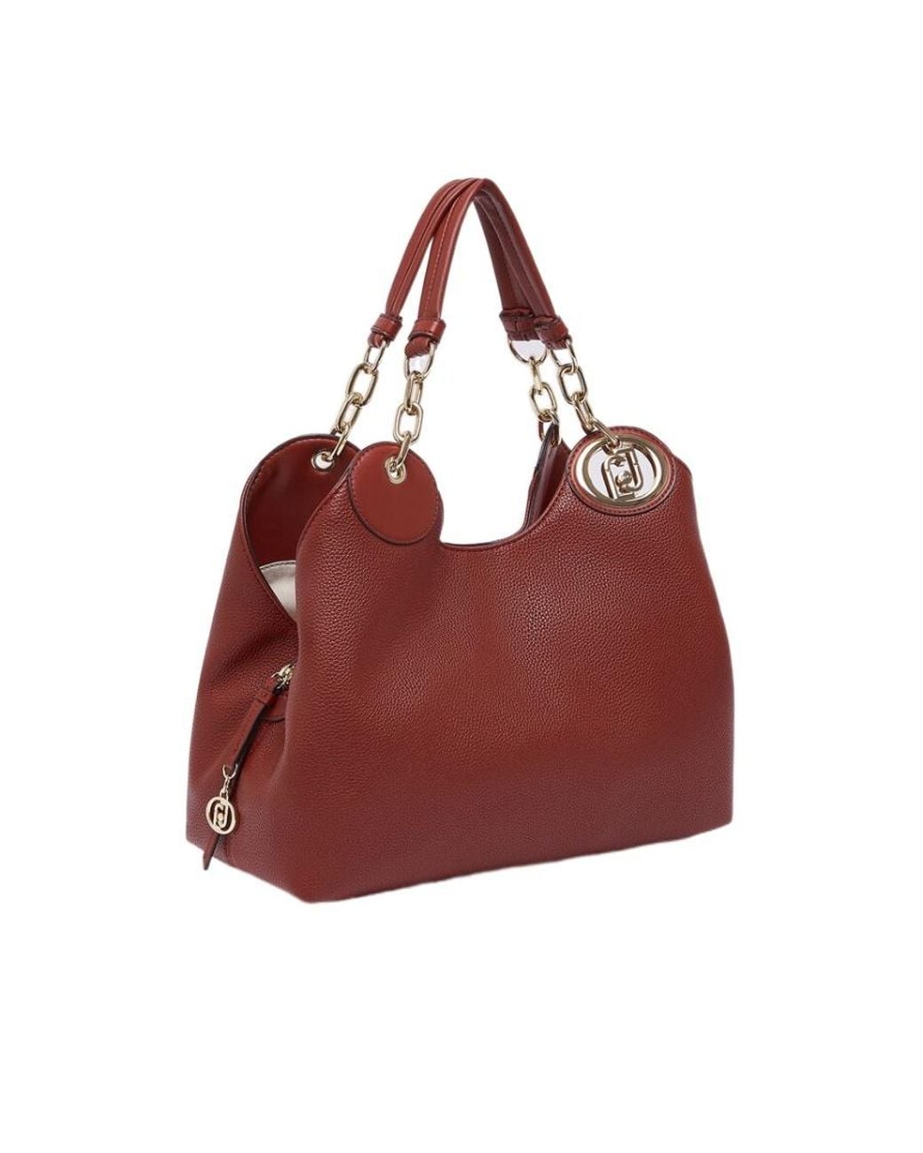 Liu Jo Red Chain Detail Shoulder Bag