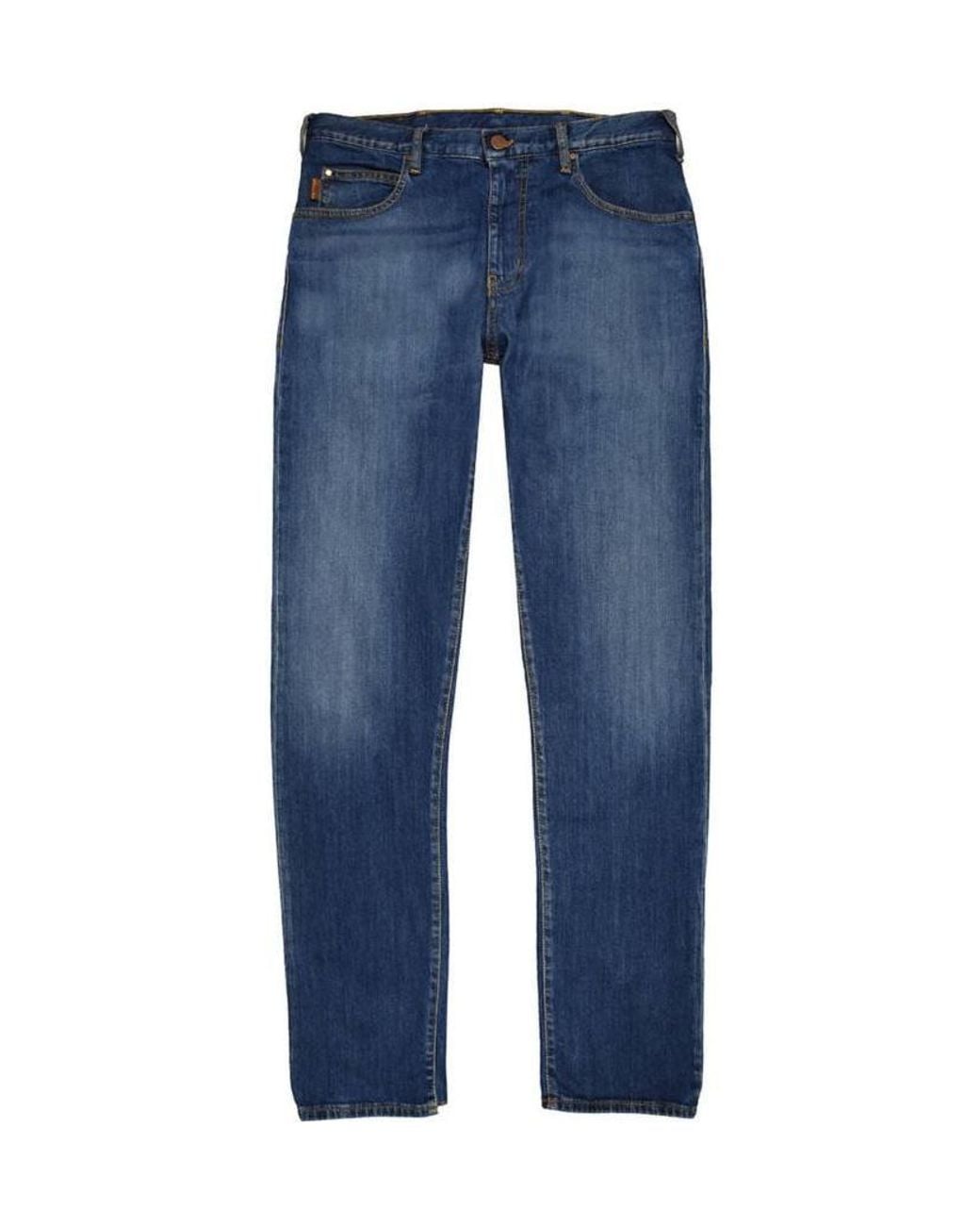 Emporio Armani Blue Straight Jeans for men