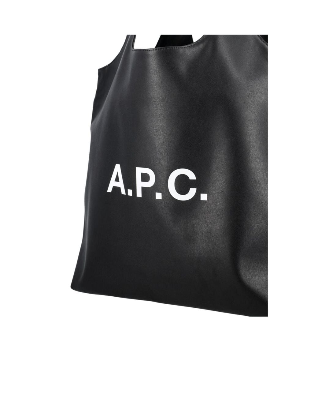 A.P.C. Black Ninon Medium Tote Bag