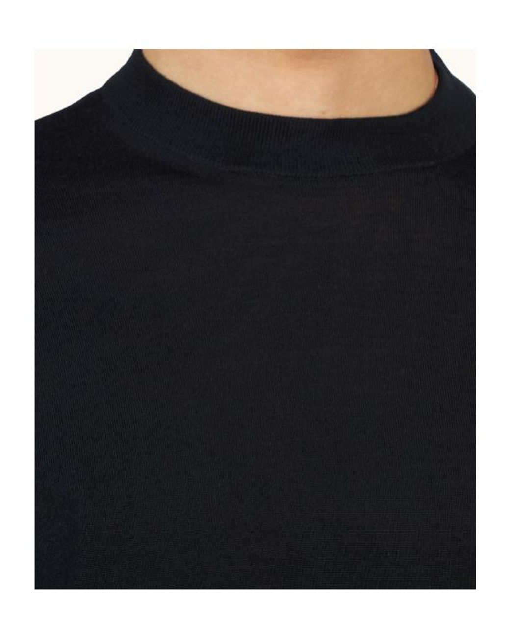 Paul & Shark Gray Crew-Neck Wool Sweater for men