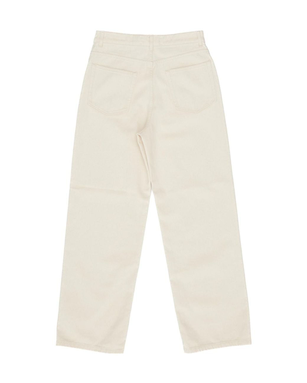 Rohe White Belt-Loop Jeans