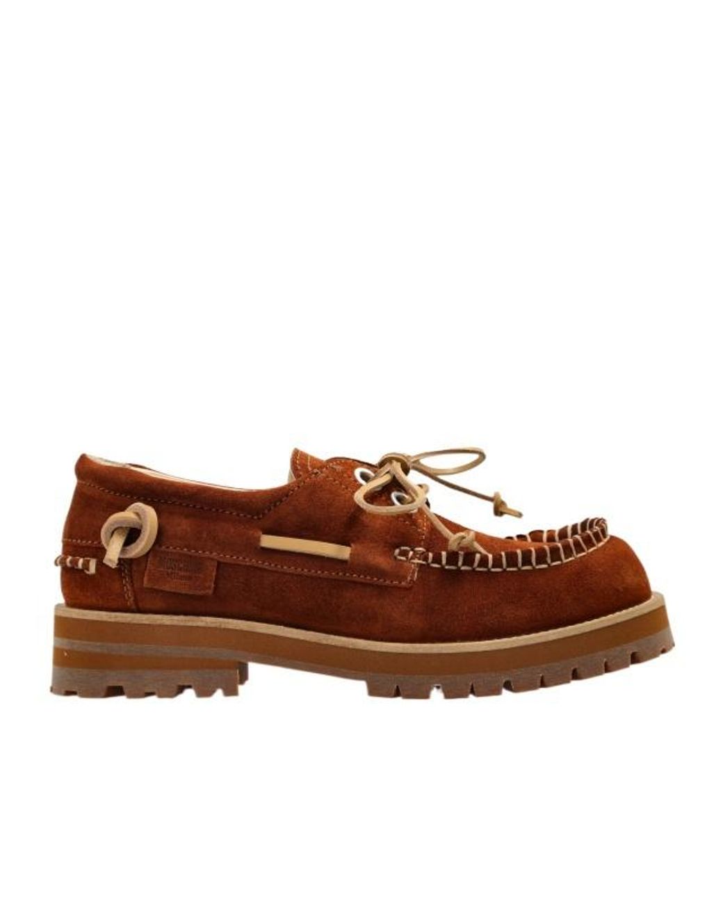 Moschino Brown Boat Shoes