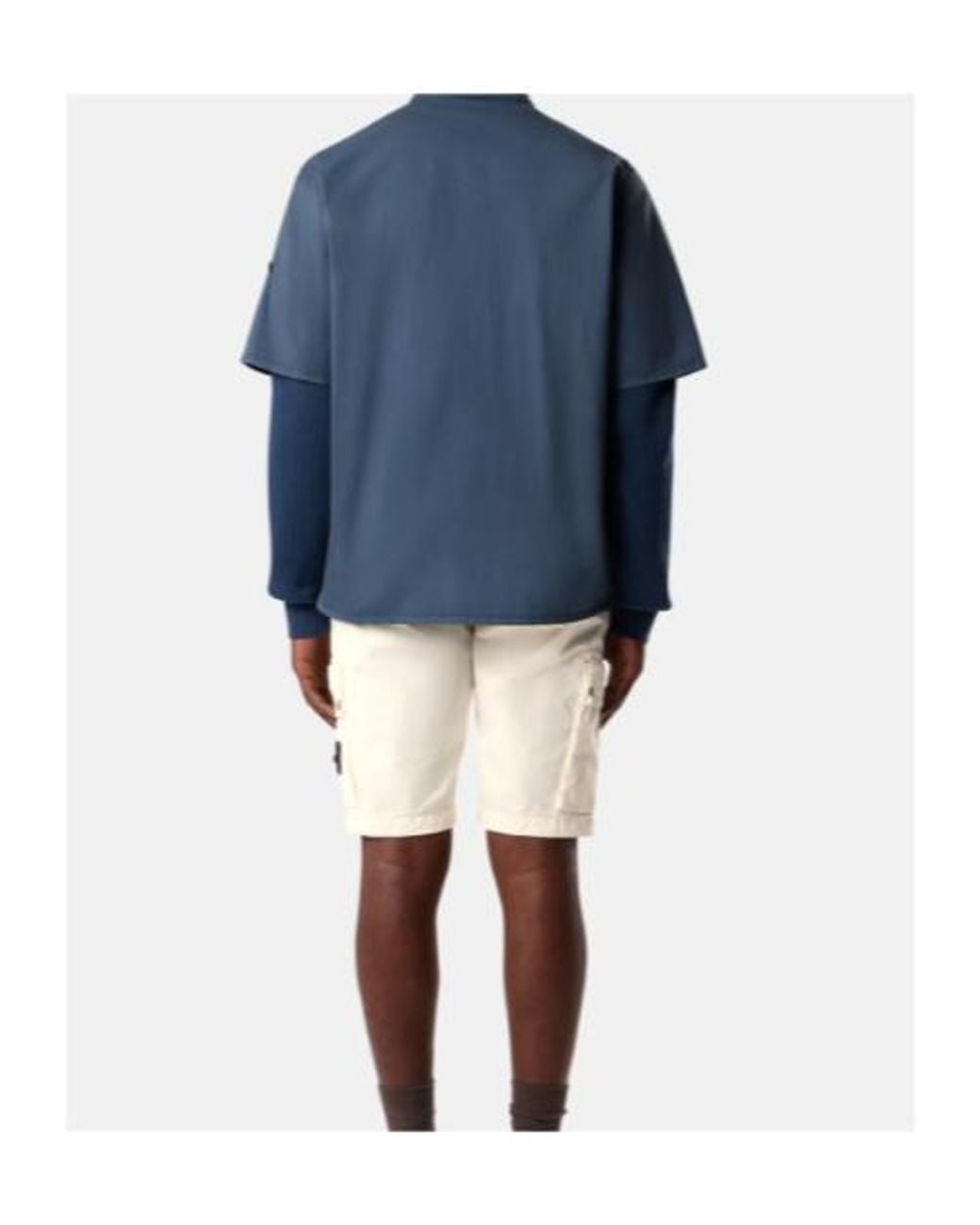 Stone Island Natural Slim-Fit Cargo Bermuda Shorts With Zip Pockets for men