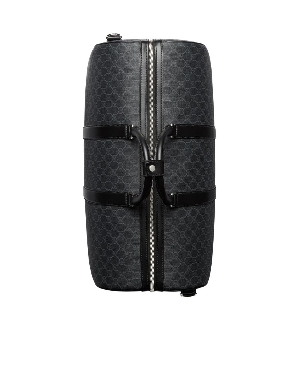 Gucci Black Gg Monogrammed Duffle Bag for men
