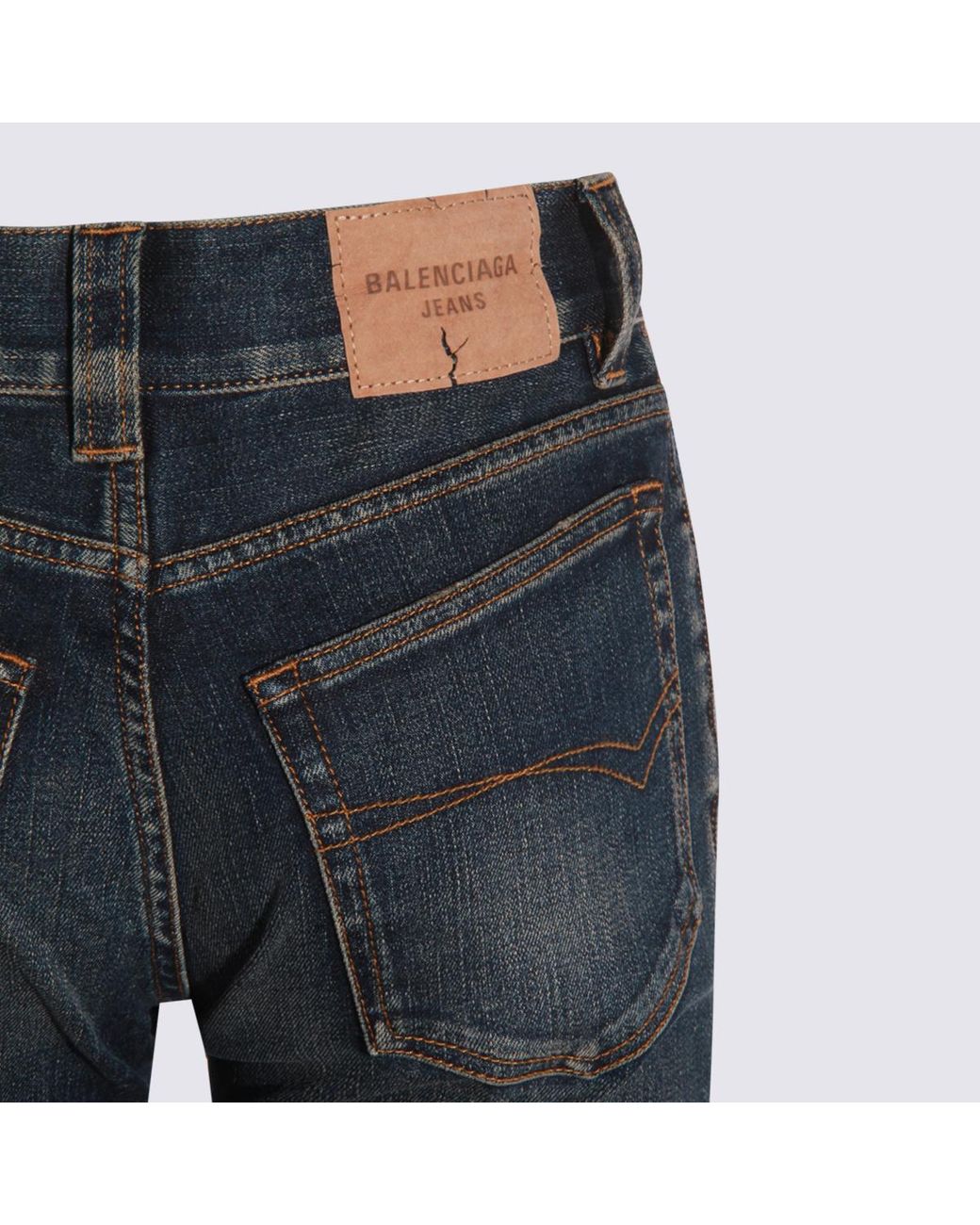 Balenciaga Blue Slim Fit Bootcut Jeans