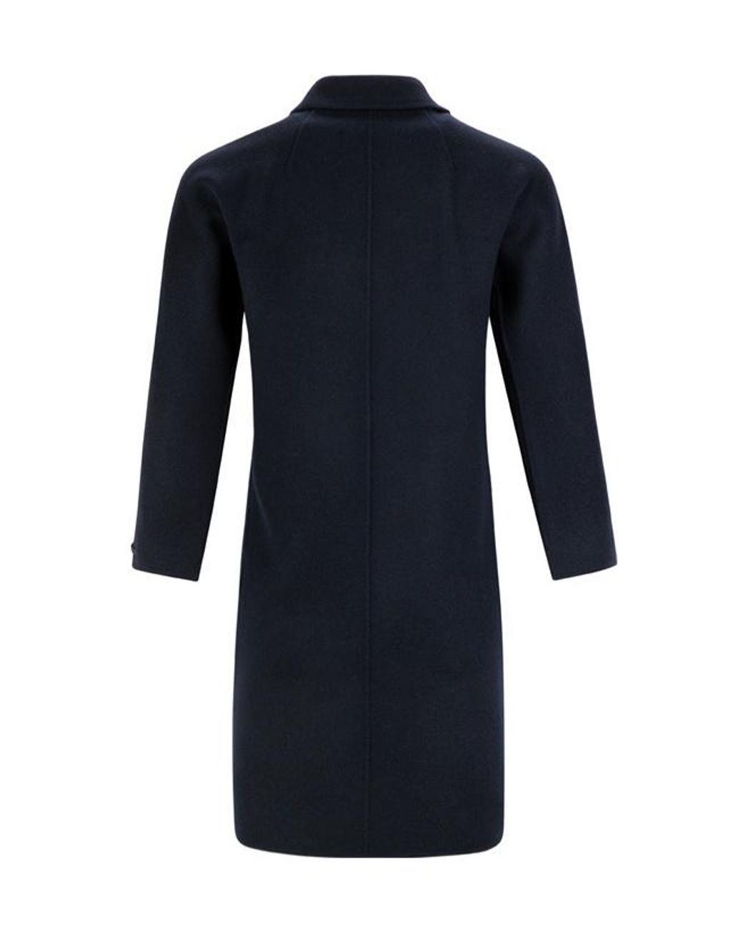 Max Mara Blue Long-Sleeved Coat