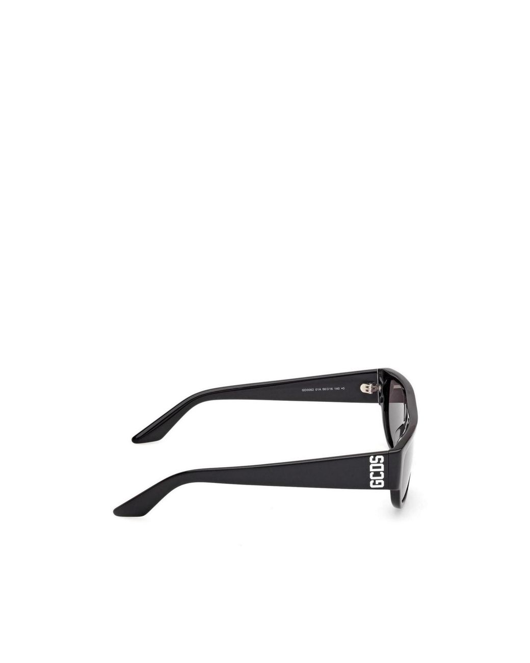 Gcds White Logo Temple Sunglasses for men