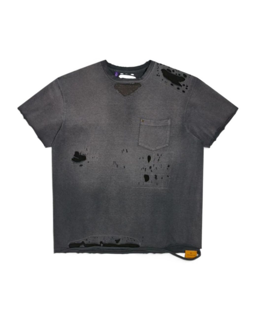 GALLERY DEPT. Gray Crew Neck T-Shirt for men