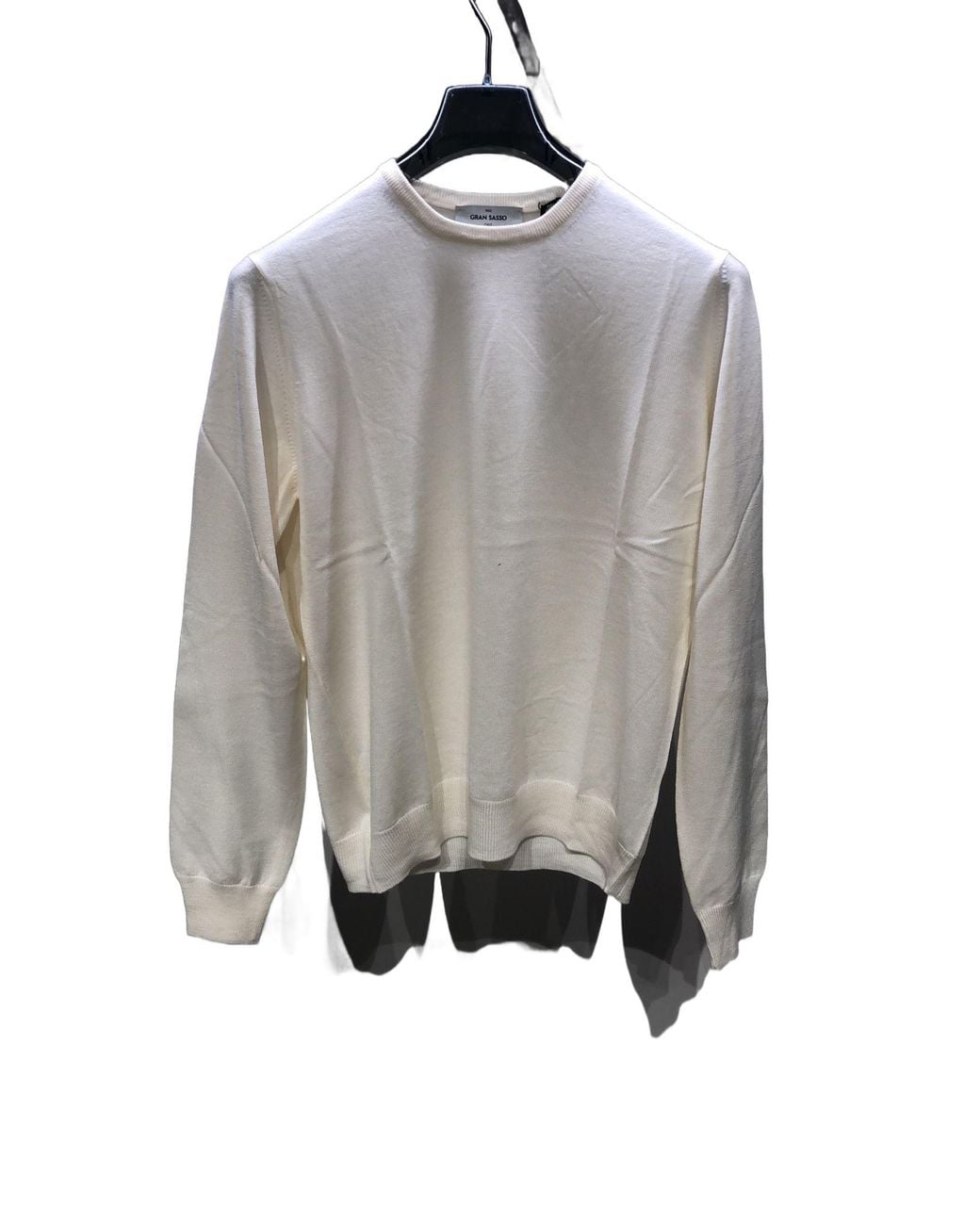 Gran Sasso Gray Crew Neck Sweater for men