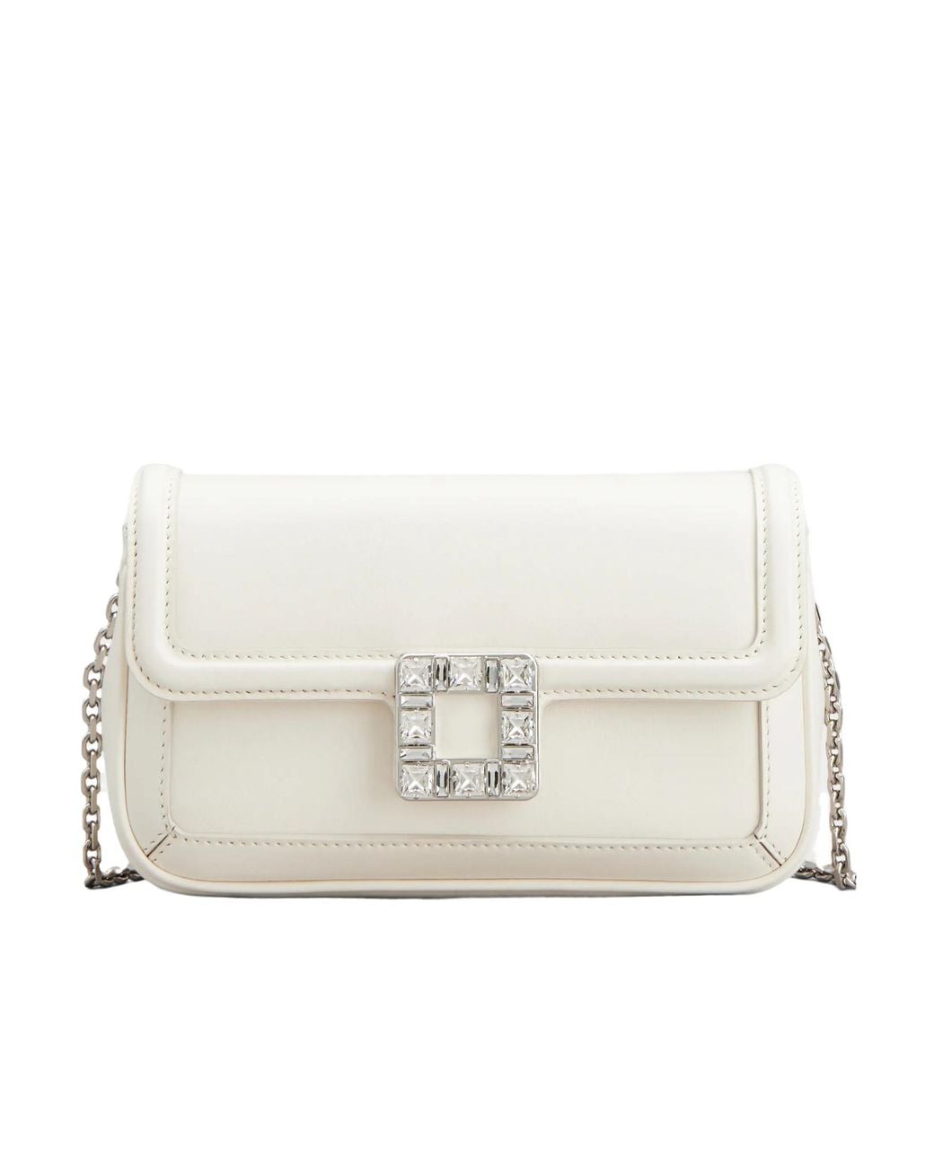 Roger Vivier Natural Jeu De Fille Clutch Bag