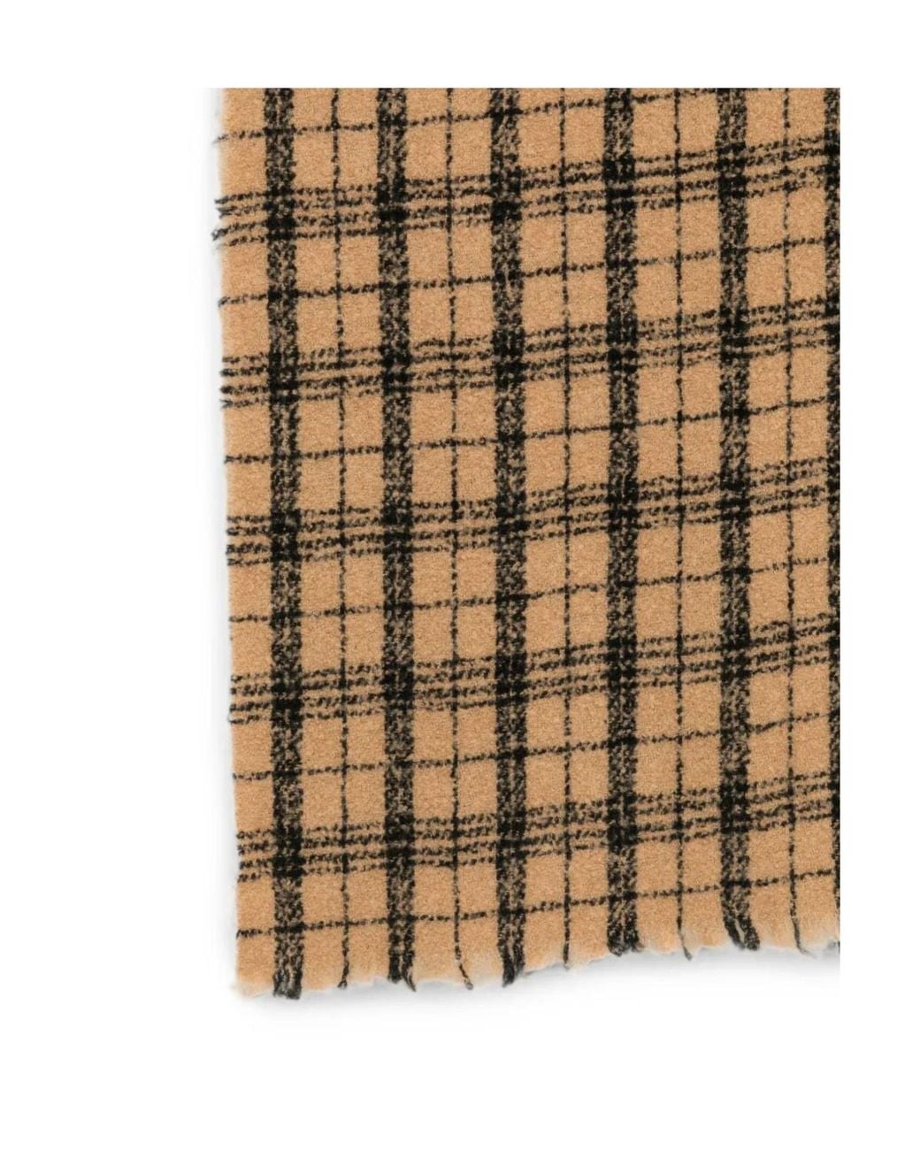 Destin Natural Plaid Scarf