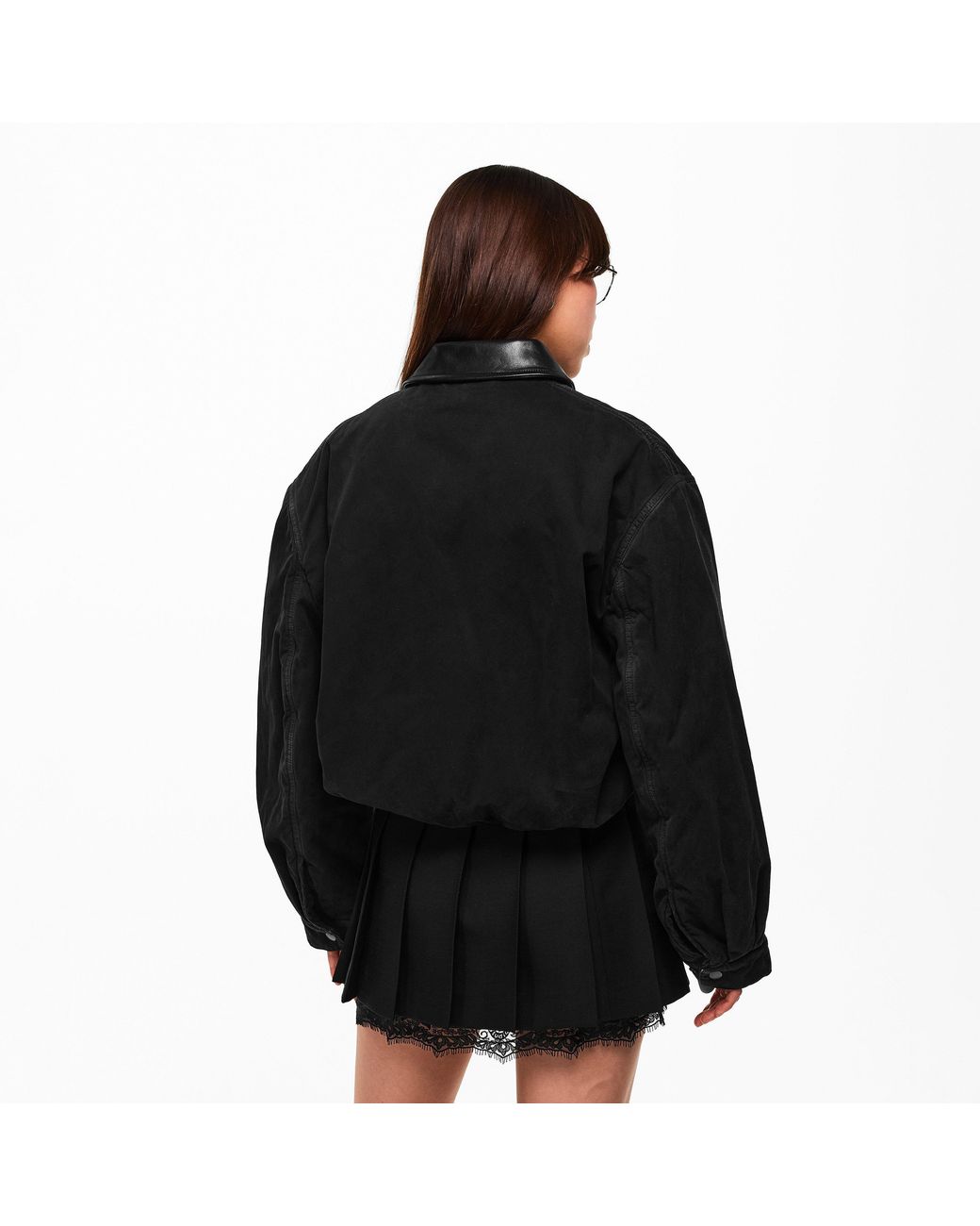 Acne Black Okra Barn Jacket