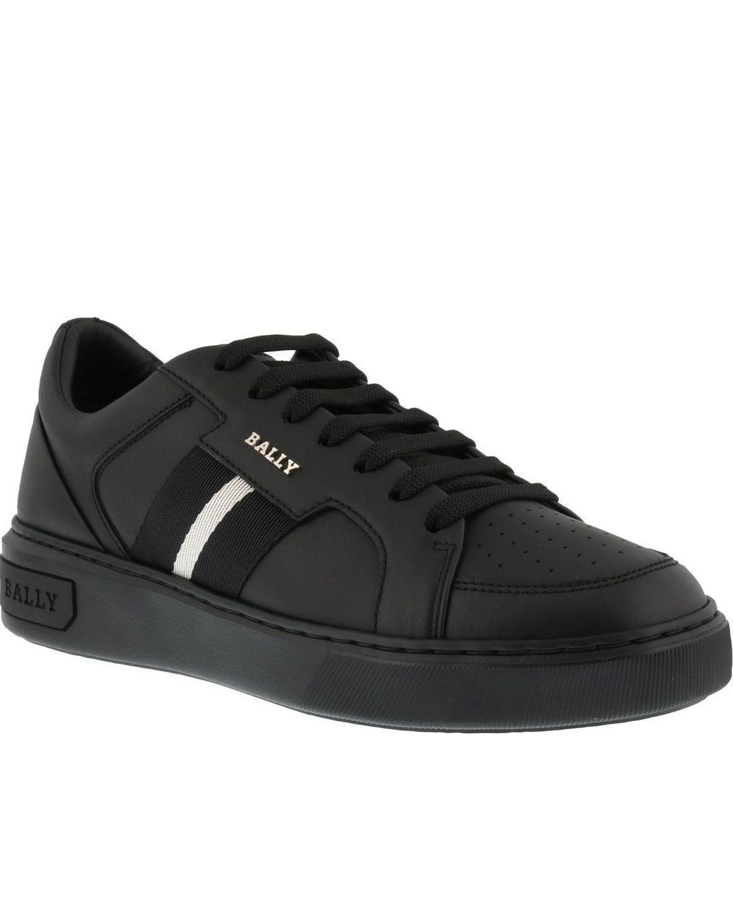 Bally Black Laced Sneakers for men
