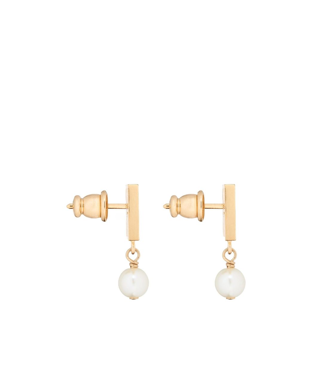 Dior White Miss Earrings