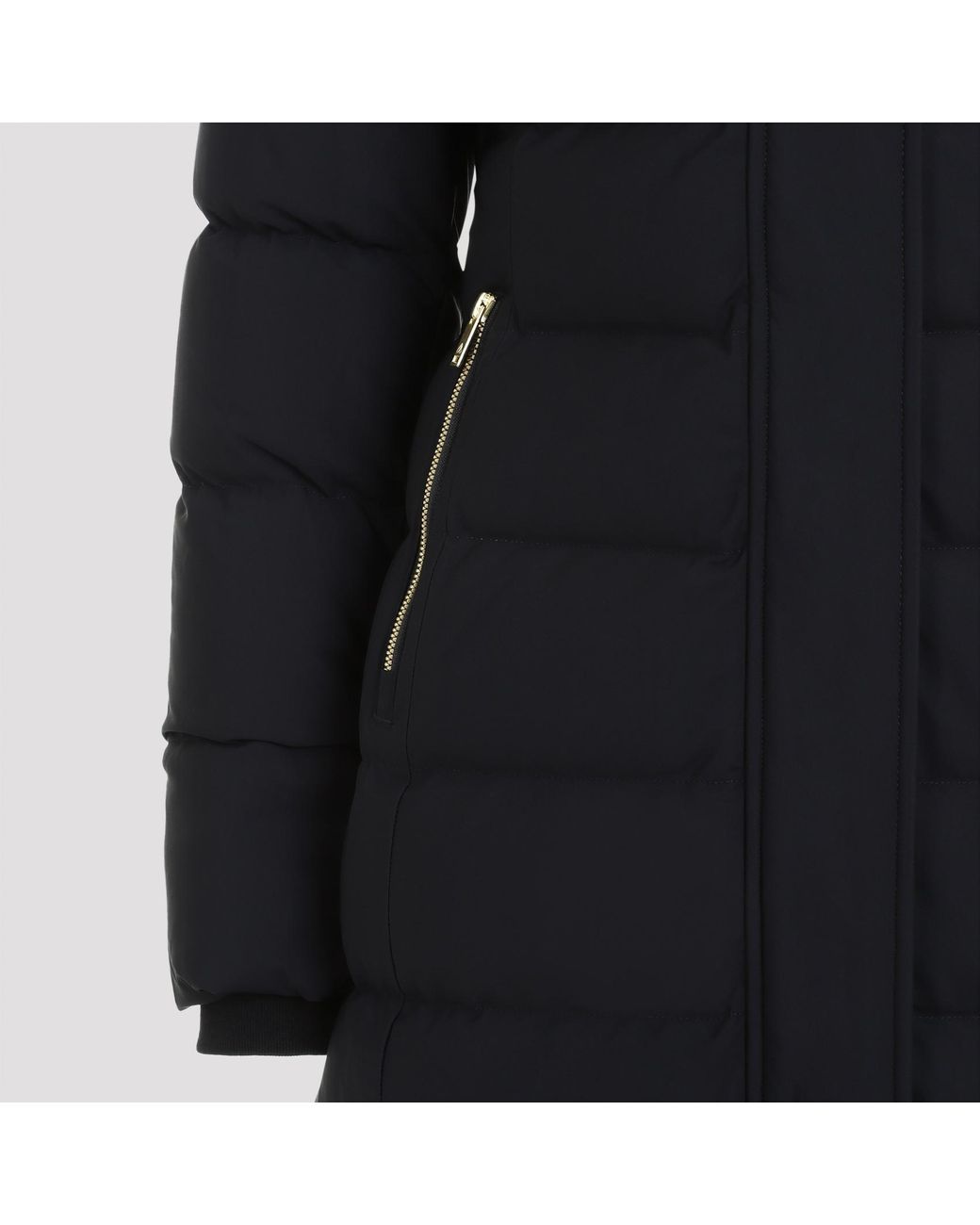 Moose Knuckles Blue Jocada High-Neck Coat