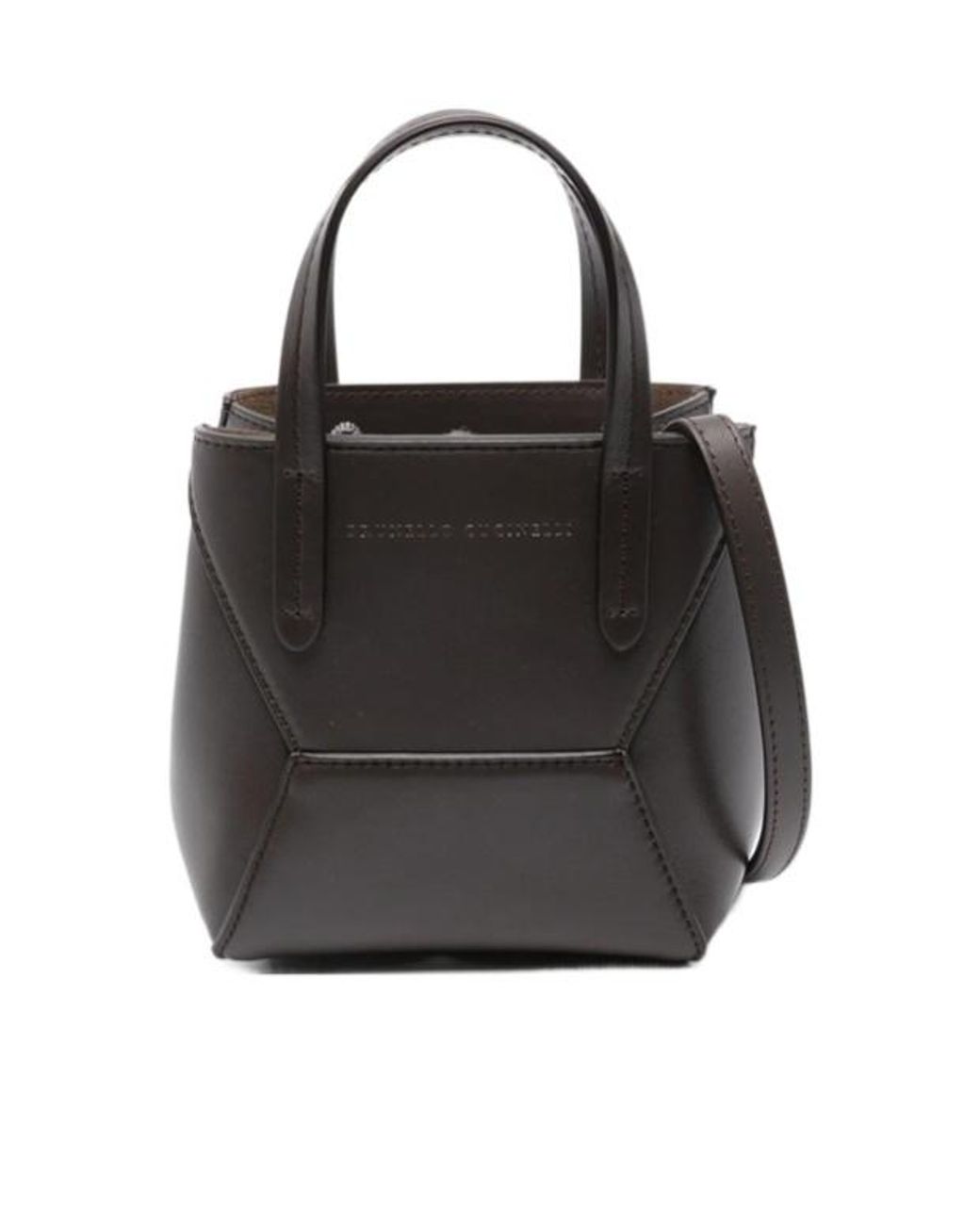 Brunello Cucinelli Mini Bc Duo Tote Bag in Black | Lyst