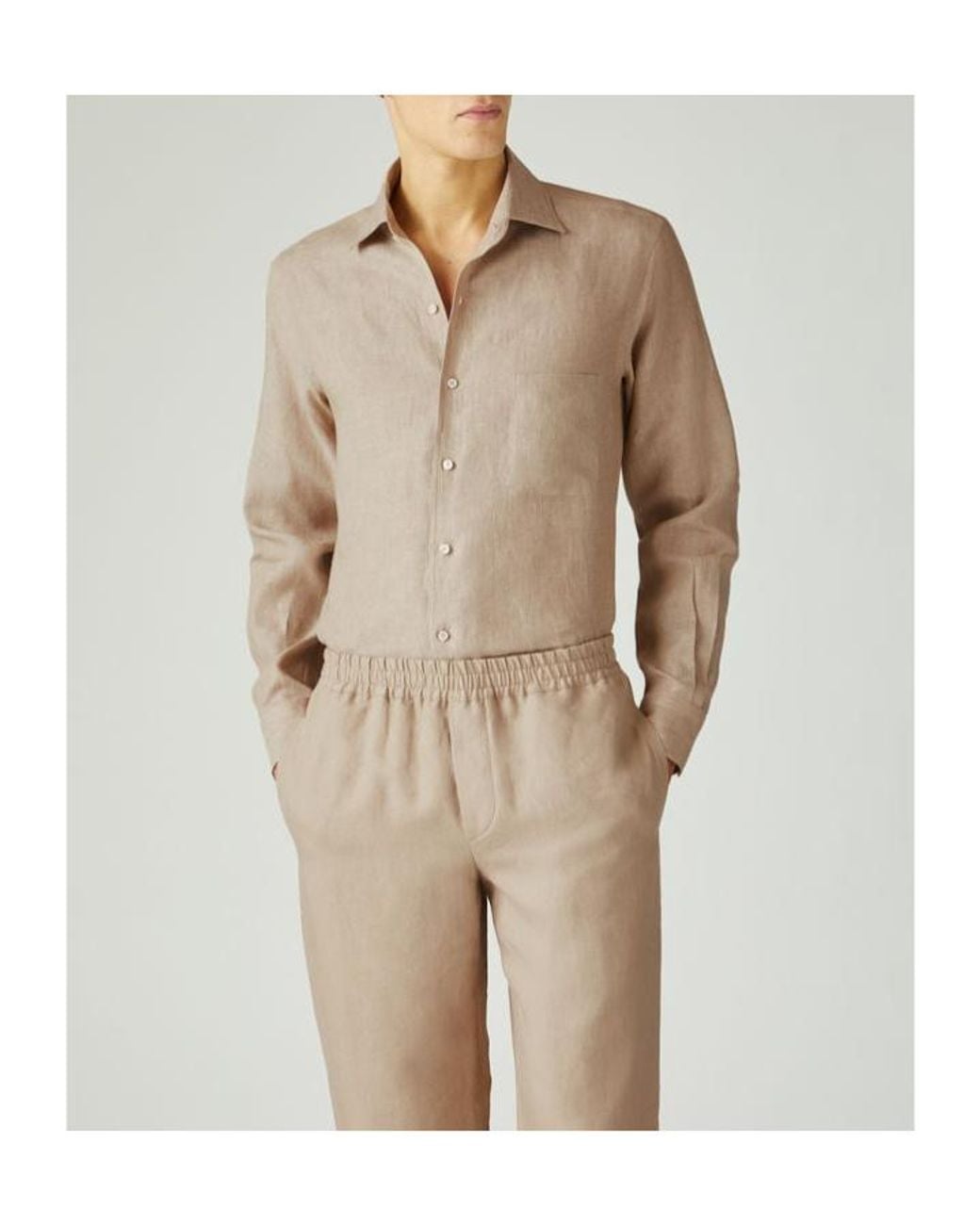 Loro Piana Natural André Buttoned Shirt for men