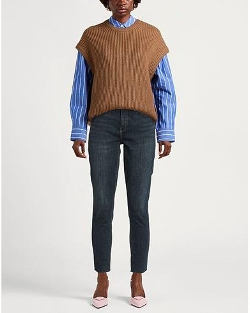 Rag & Bone Blue Mid-Waist Stretch Jeans