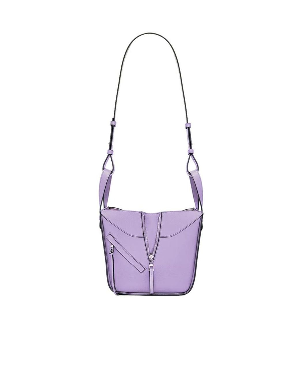 Loewe Purple Compact Hammock Bag