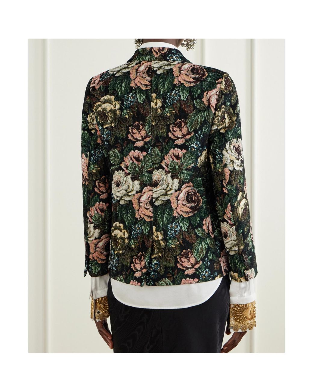 Dries Van Noten Black Long-Sleeve Jacket