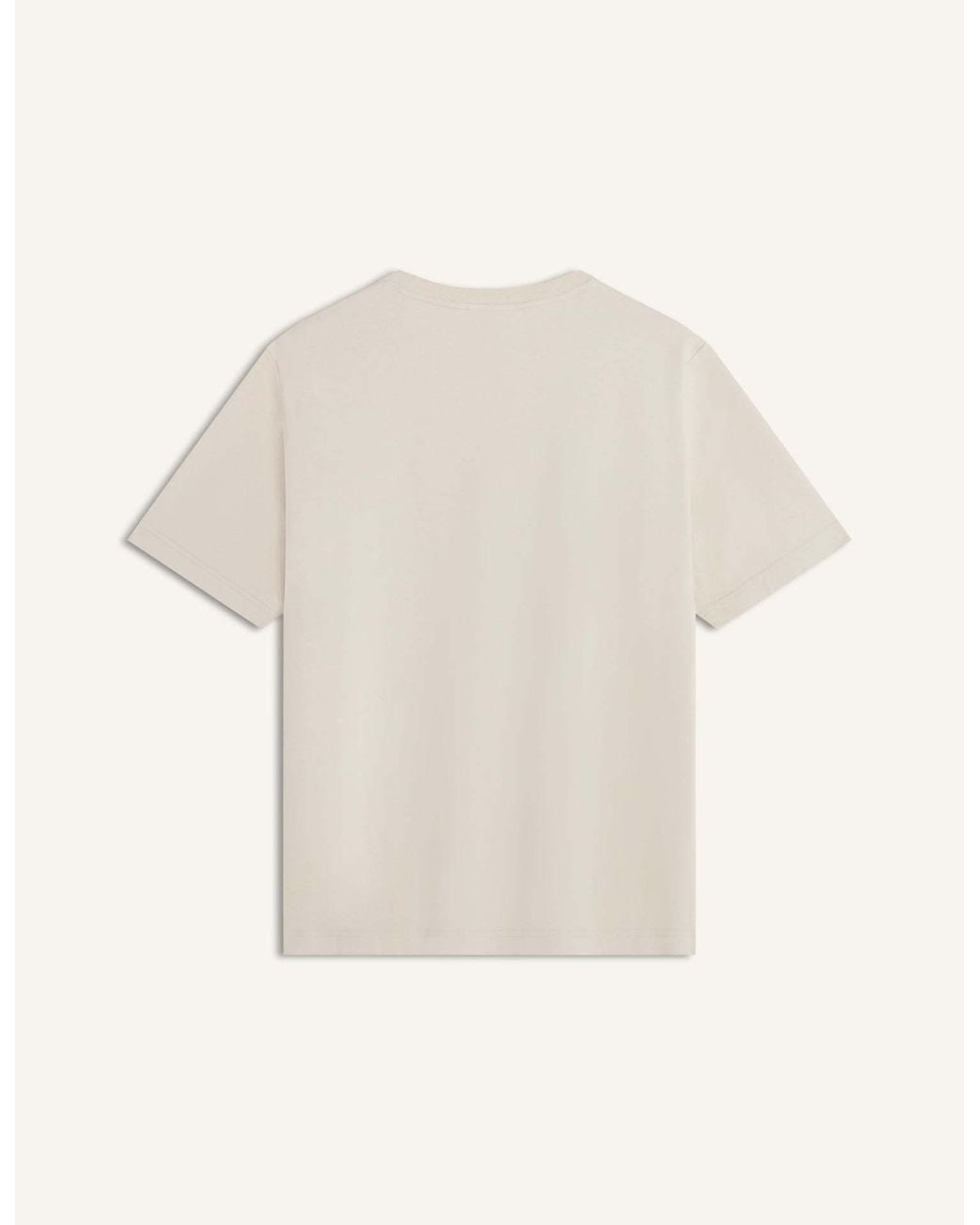 Maison Kitsuné White Maison Kitsuné Handwriting Comfort T-Shirt for men