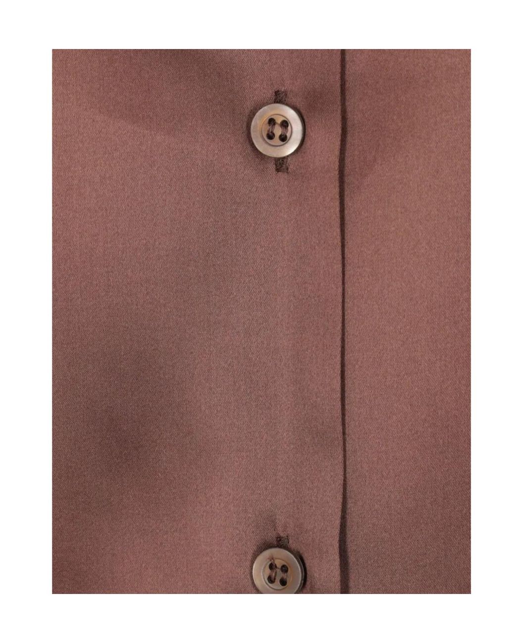 Dries Van Noten Brown Long Sleeve Shirt