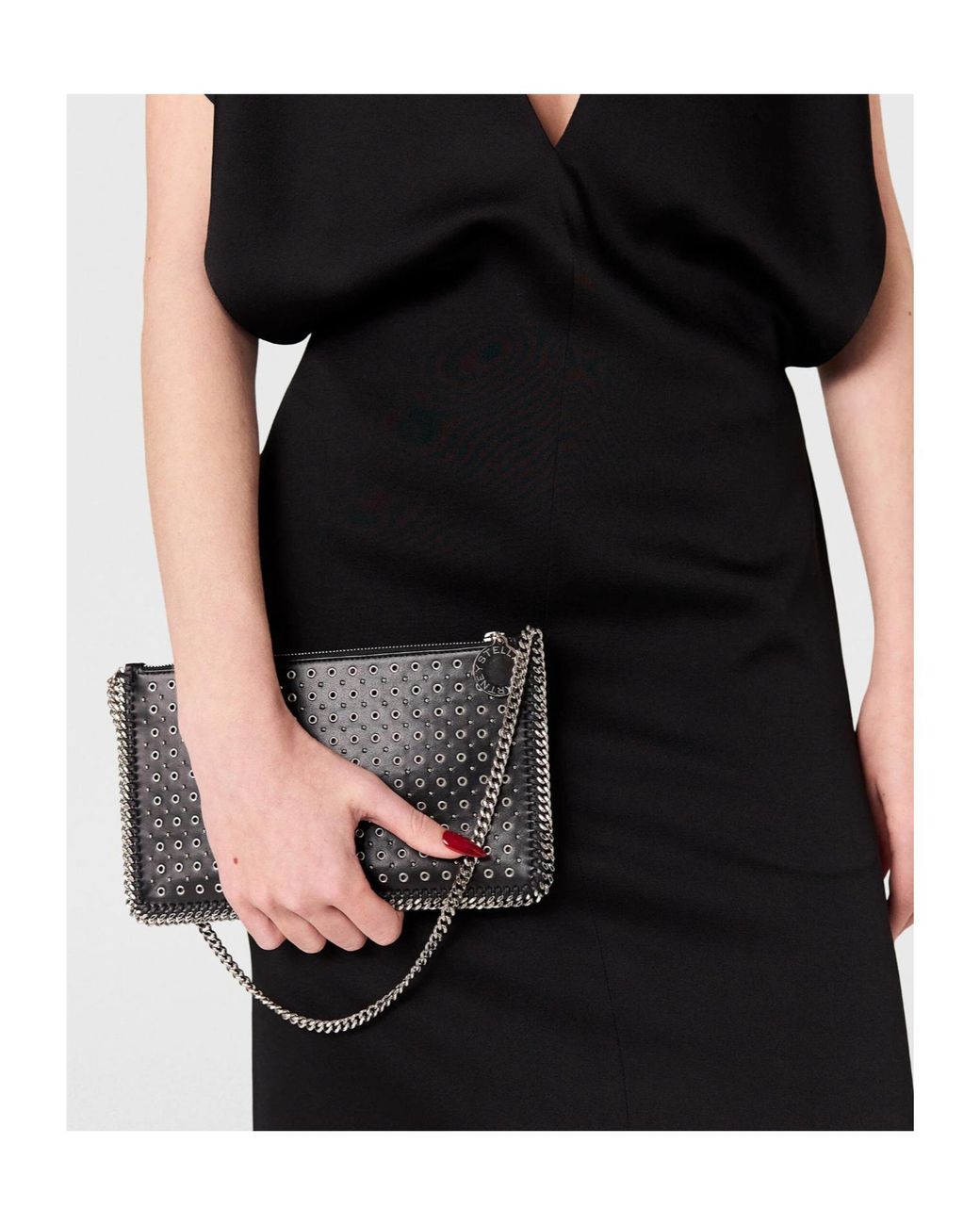 Stella McCartney Black Falabella Pochette Shoulder Bag