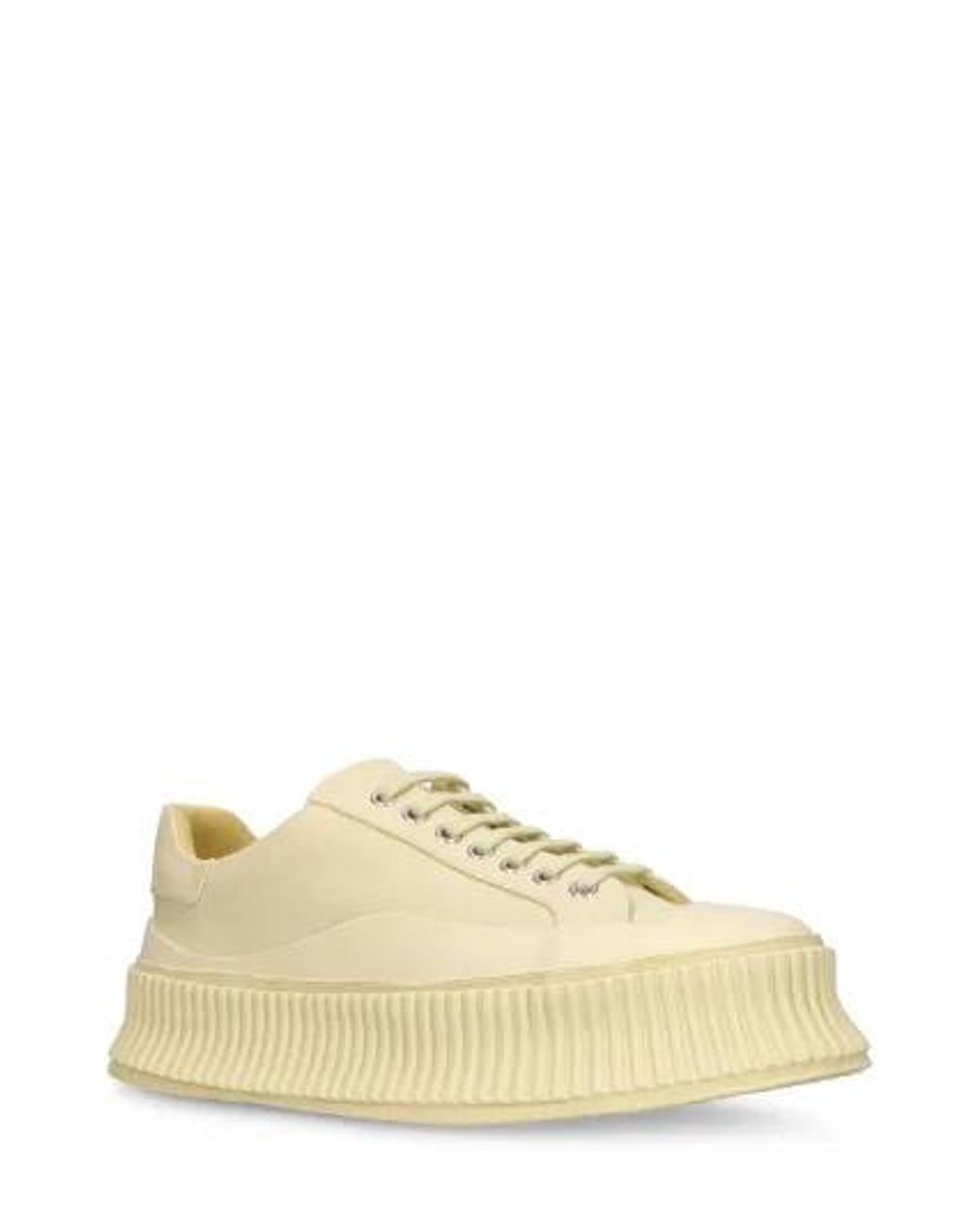 Jil Sander Natural Lace-Up Low-Cut Casual Shoes