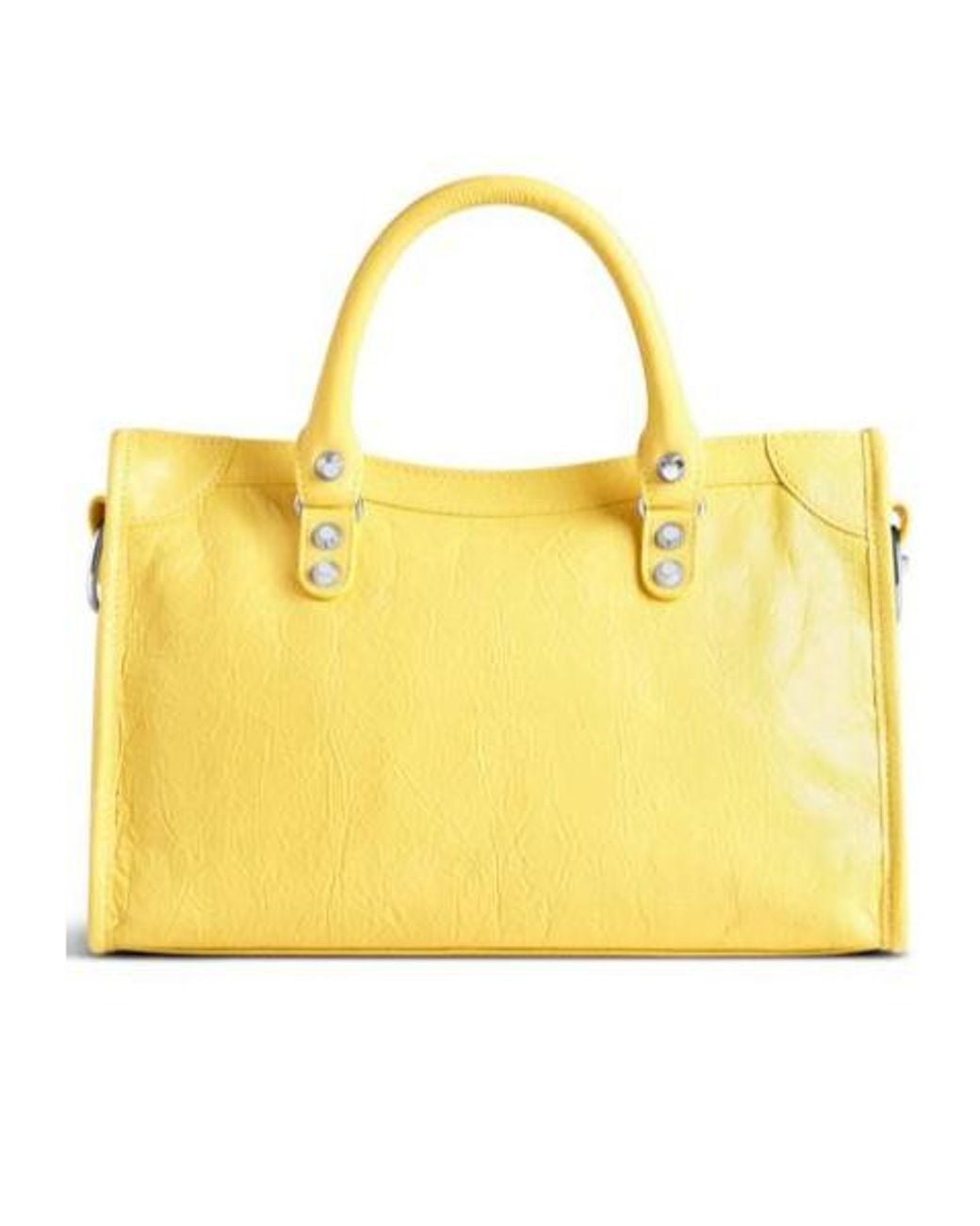 Balenciaga Yellow Le City Bag Small