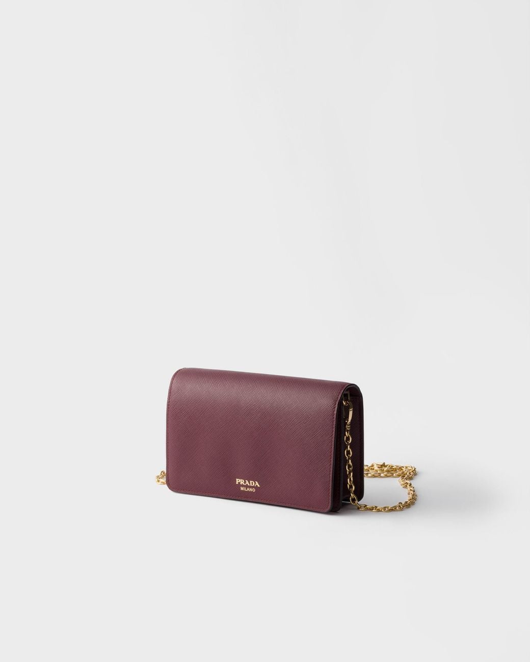Prada Purple Saffiano Leather Mini-Bag