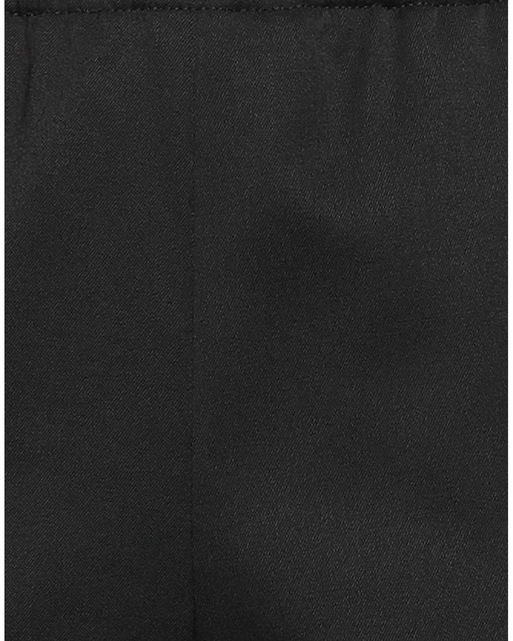 MM6 by Maison Margiela Black Straight-Fit Comfy Casual Pants