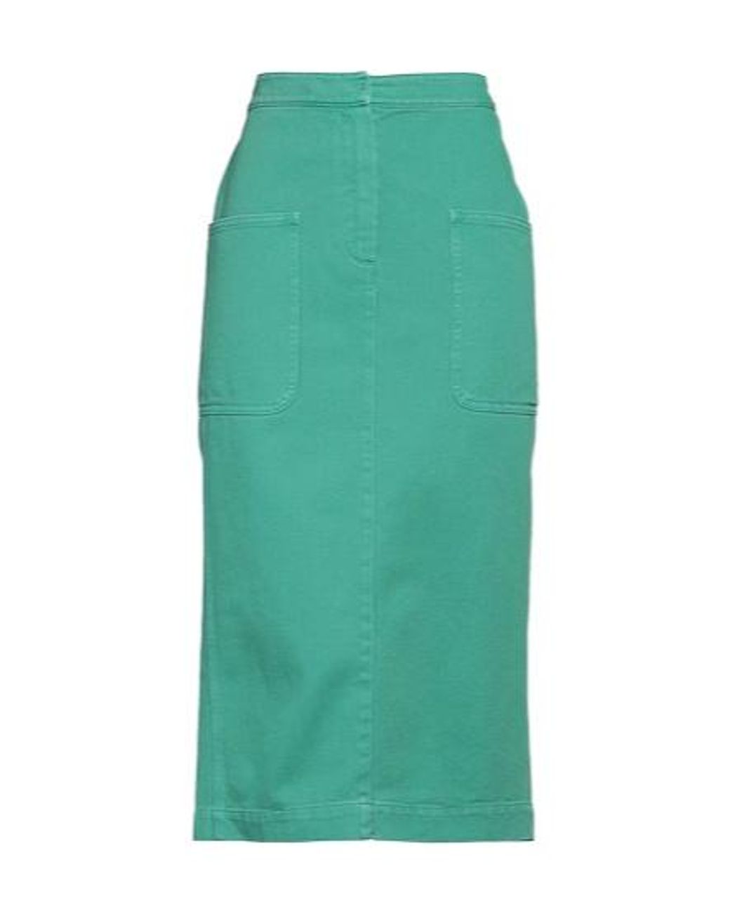 Max Mara Green Denim Skirts