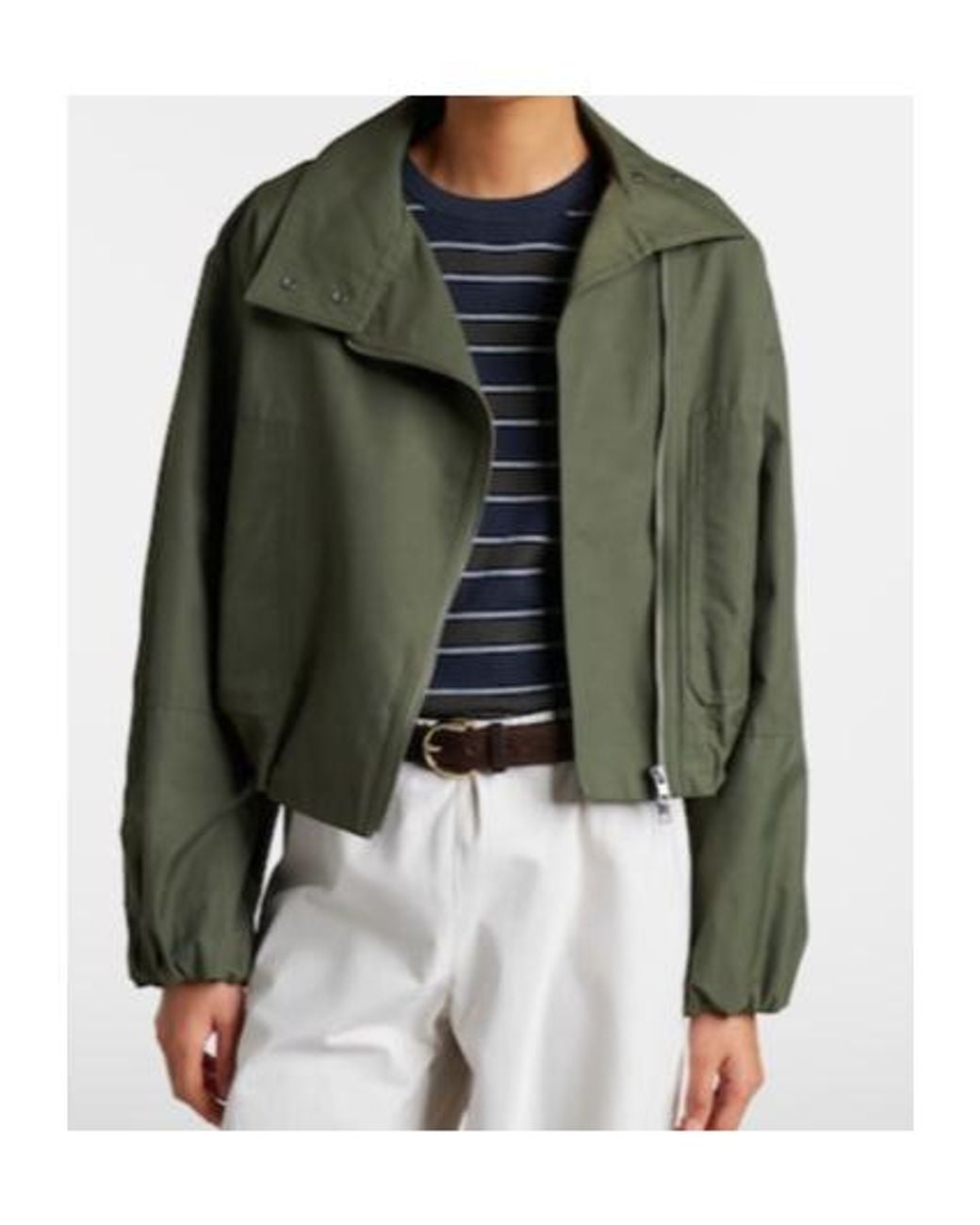 Vince Green Cotton-Blend Jacket