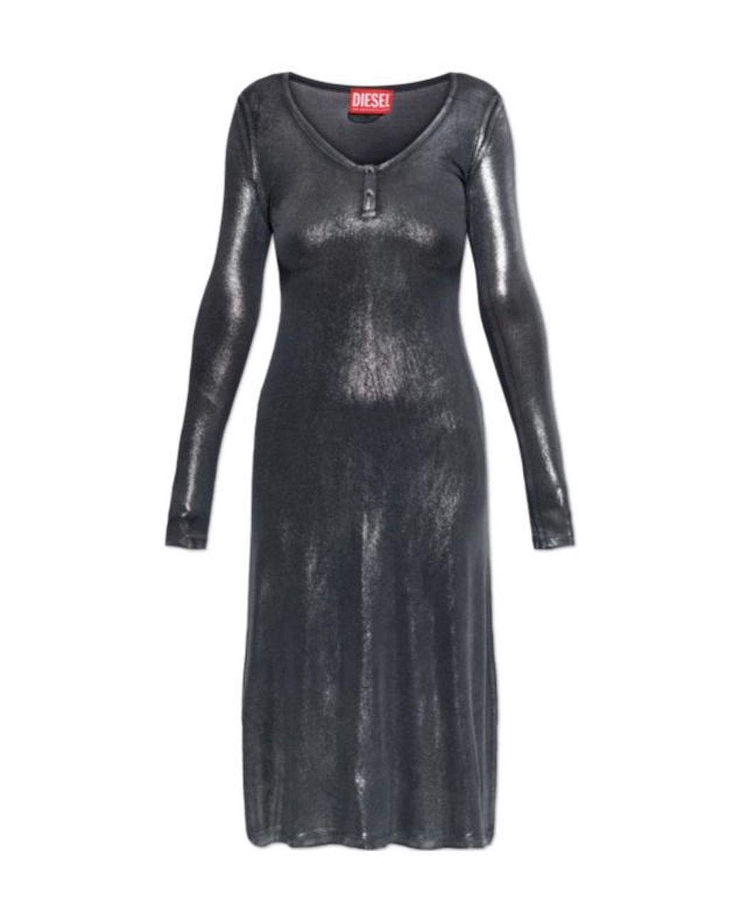 DIESEL Gray D-Ama-Ls Midi Dress