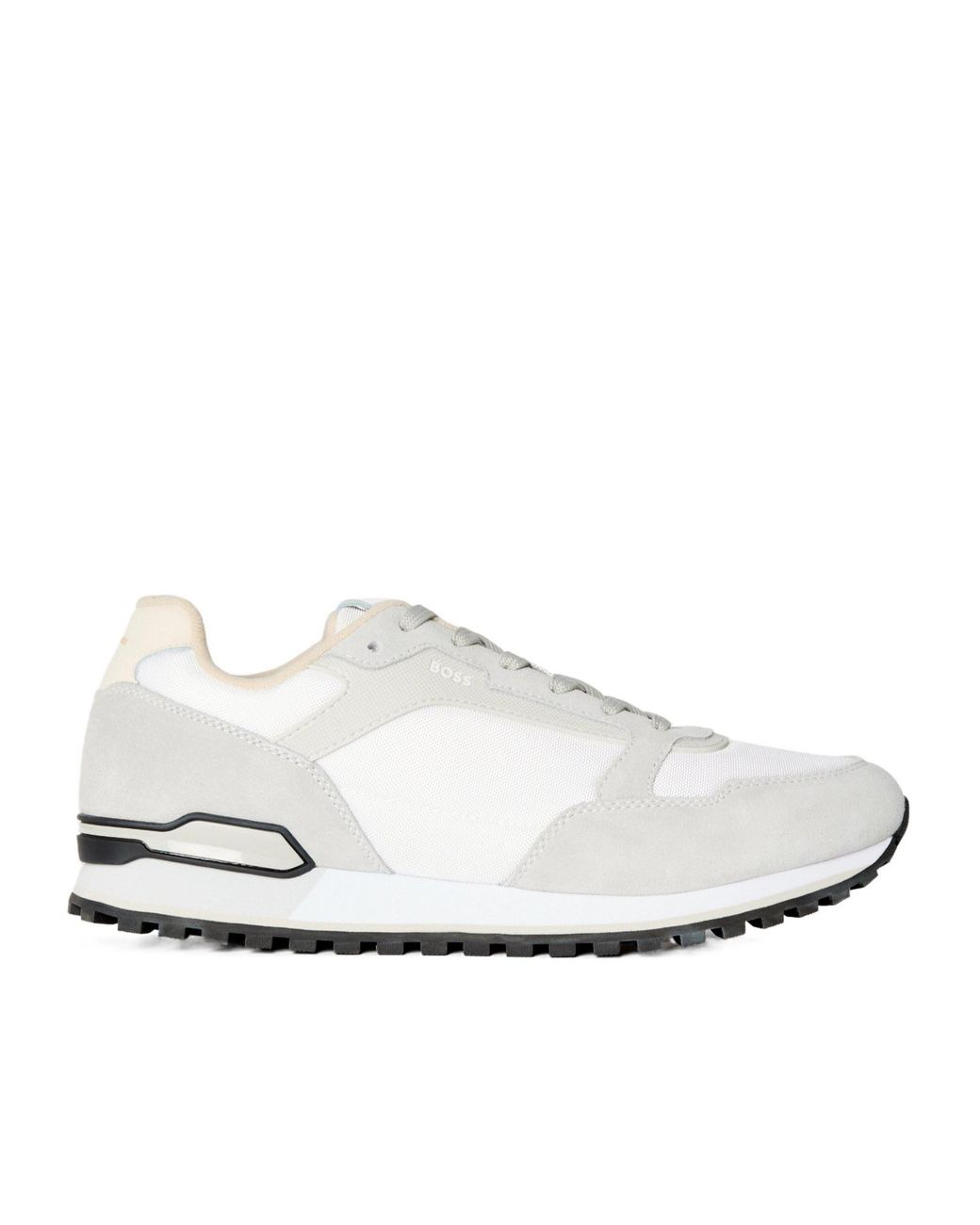Boss White Parkour Running Trainers for men