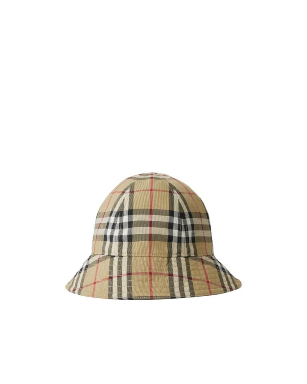 Burberry Multicolor Vintage Check Dropped Brim Bucket Hat for men