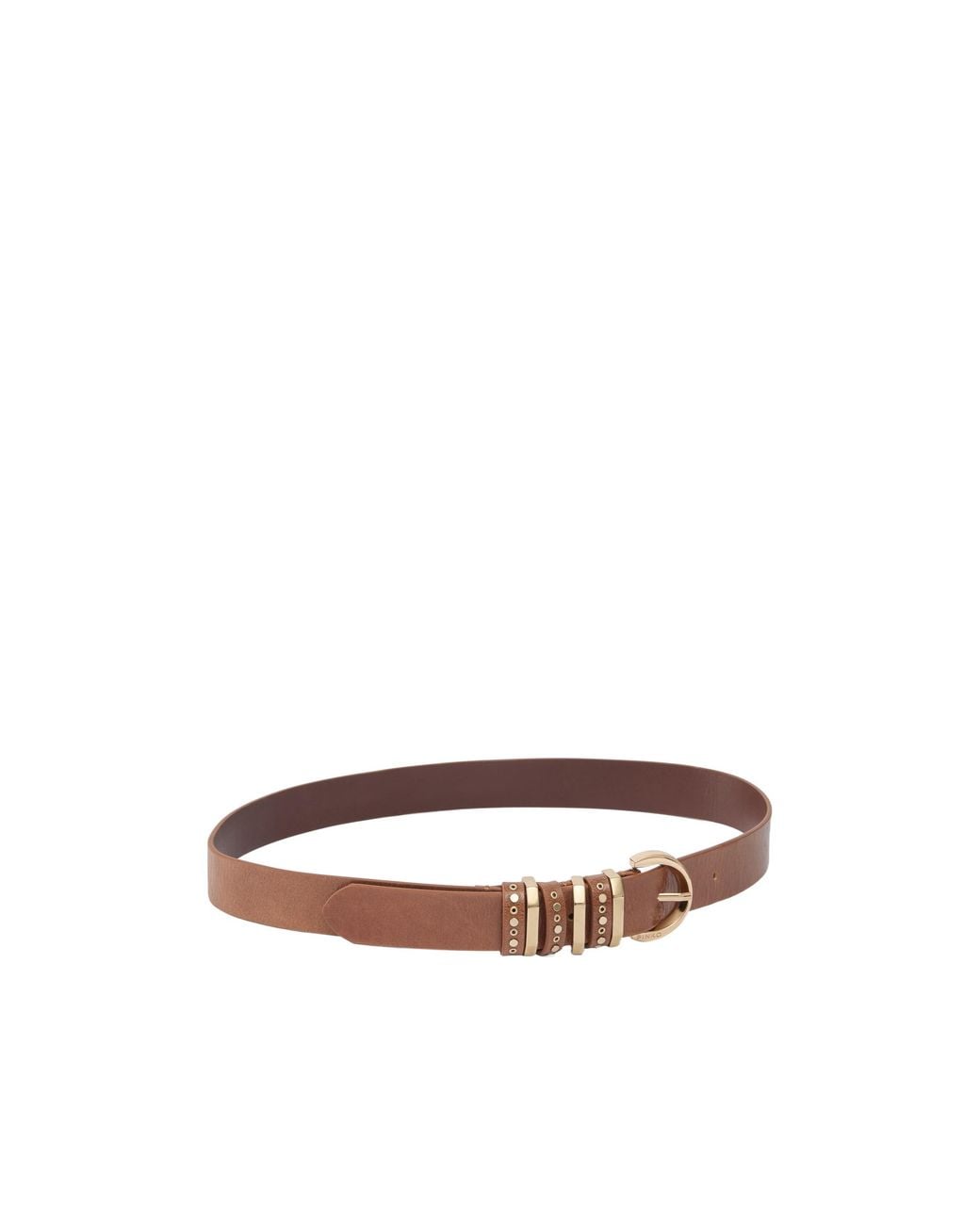Pinko White Studded Belt