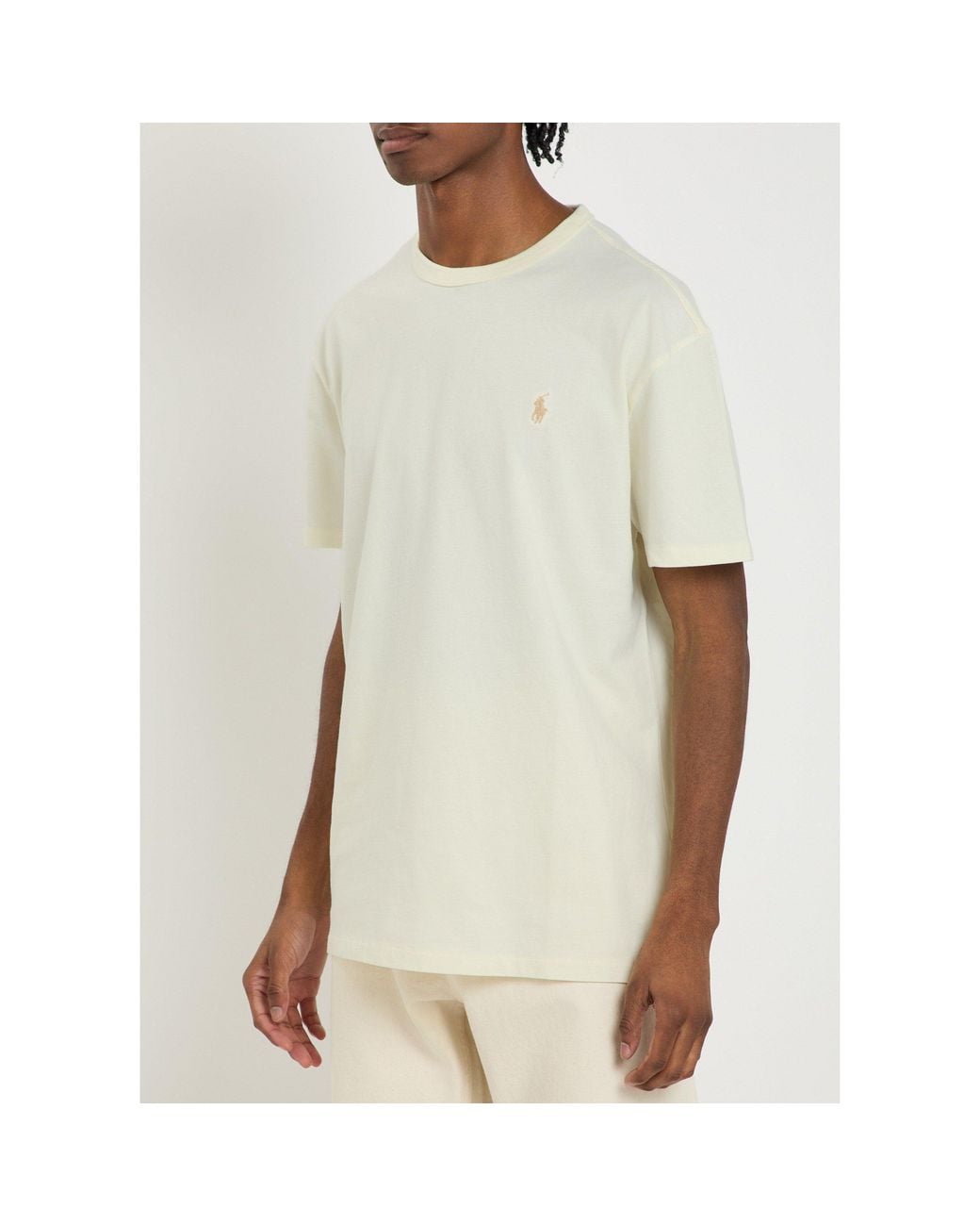 Polo Ralph Lauren White Crew Neck T-Shirt for men