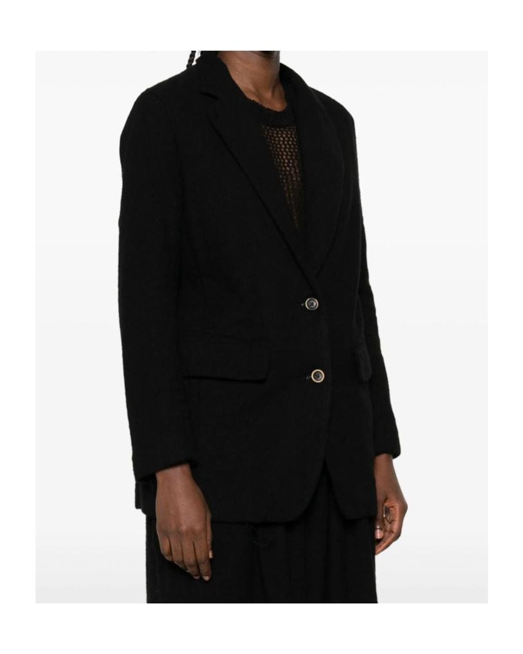 Uma Wang Black Long Sleeve Jacket