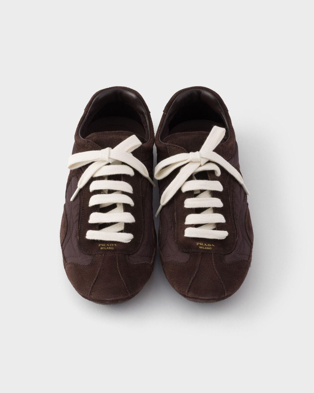 Prada Brown Suede-Re-Nylon Montecarlo Re-Edition 2005 Sneakers