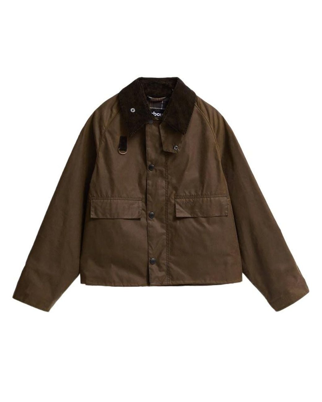Barbour Brown Spey Slim Waxed Jacket for men